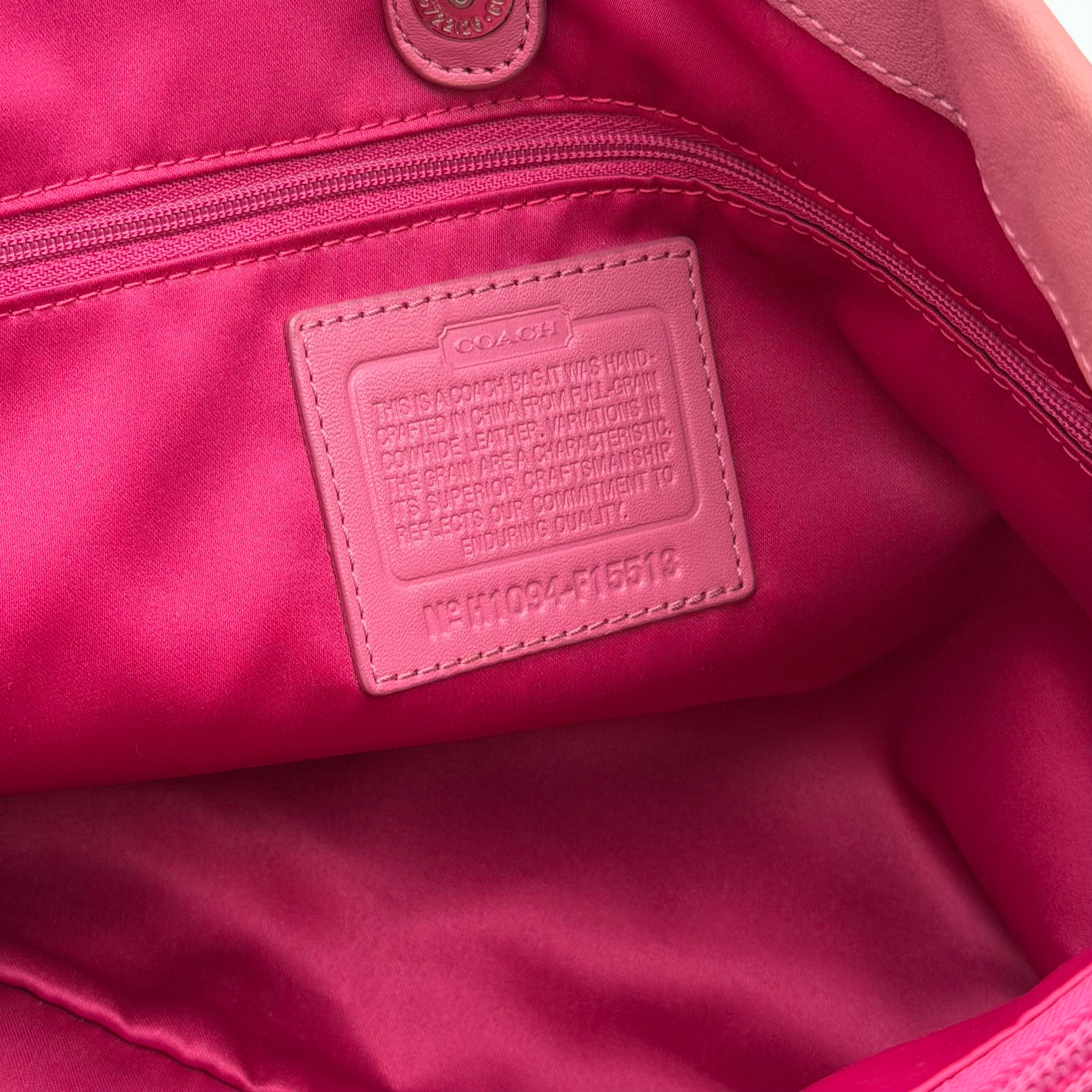 Coach 2Way Ashley Shoulder Bag Pink