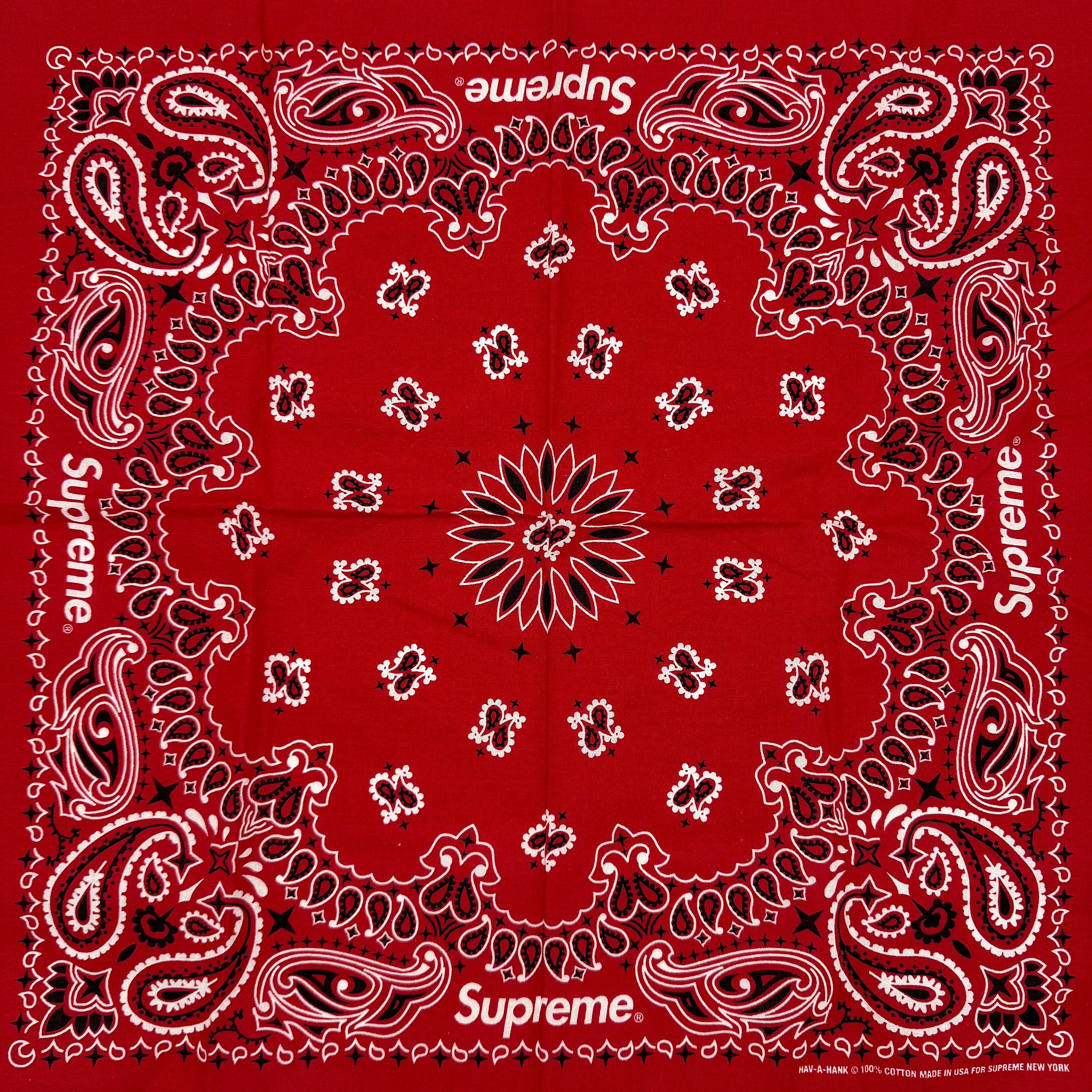 Supreme Hav-A-Hank Bandana Red