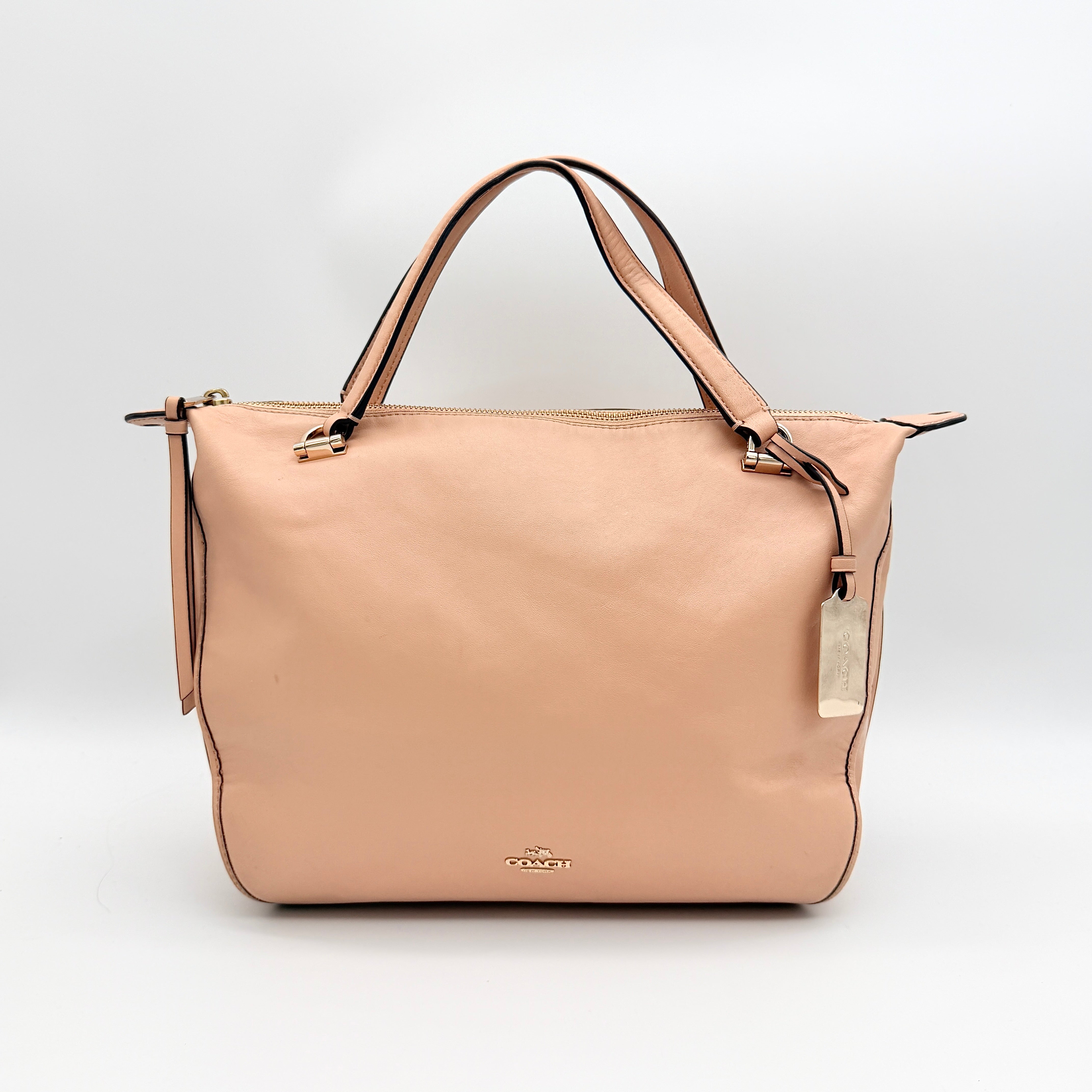 Coach 2Way Madison Smythe Satchel Shoulder Bag Pink