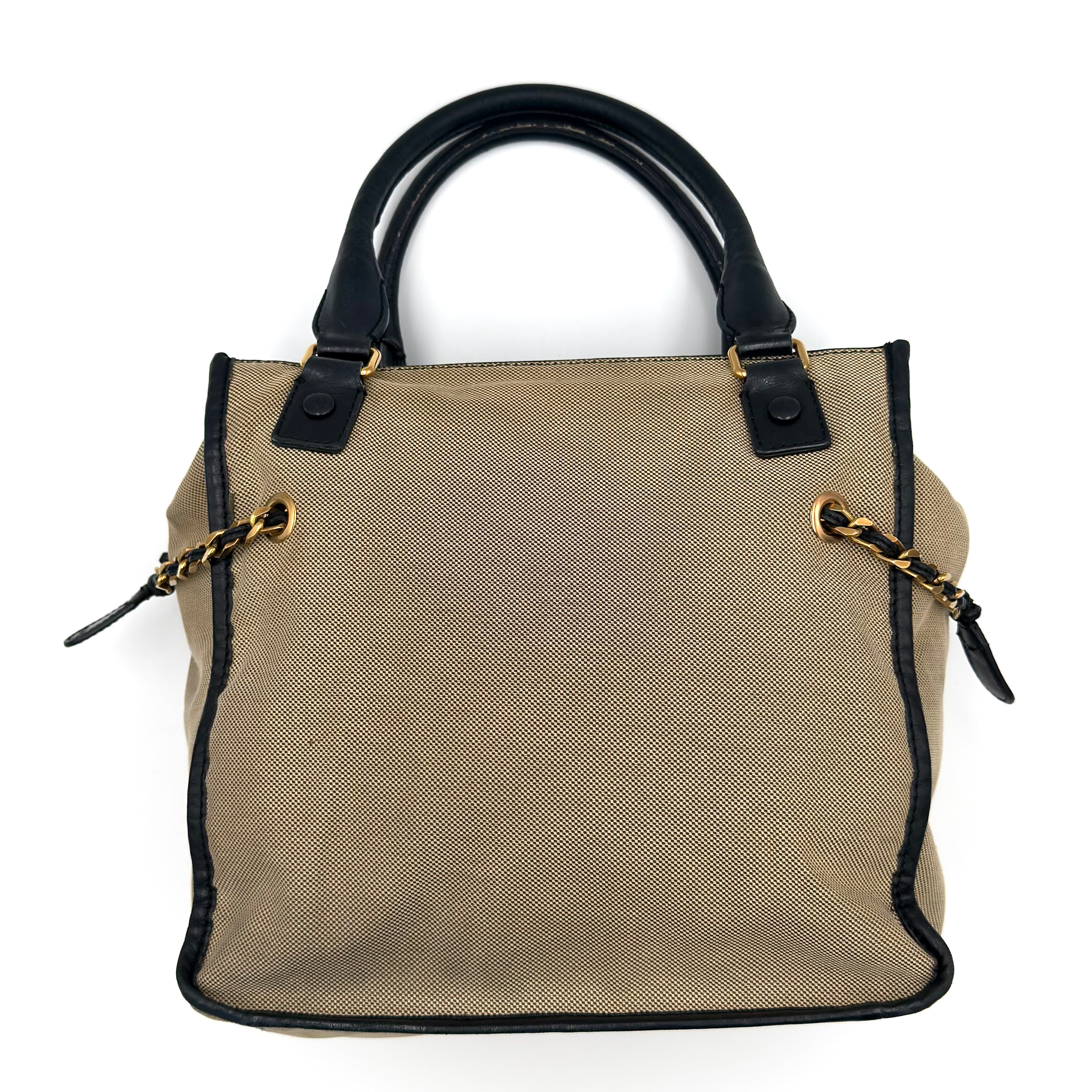 Chloe Harley Handbag Beige/Black