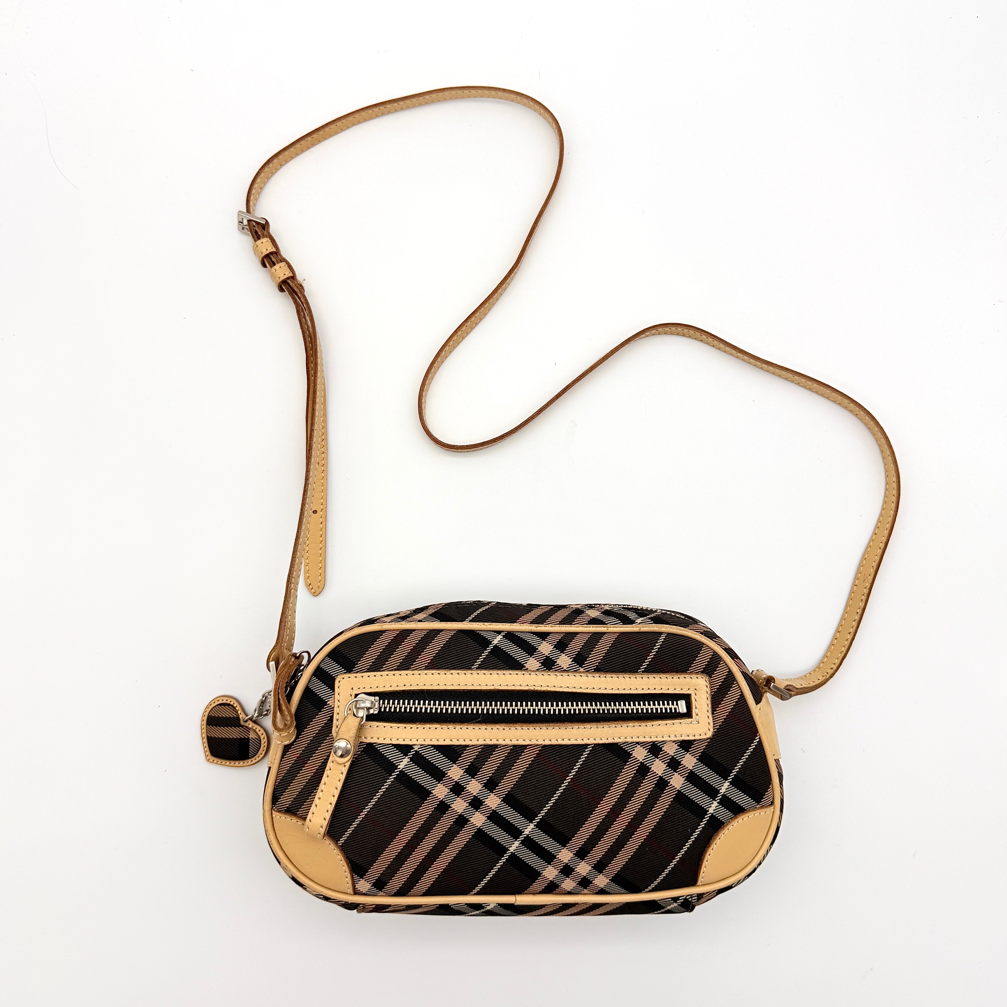 Burberry Blue Label Nova Check Crossbody Bag Multi