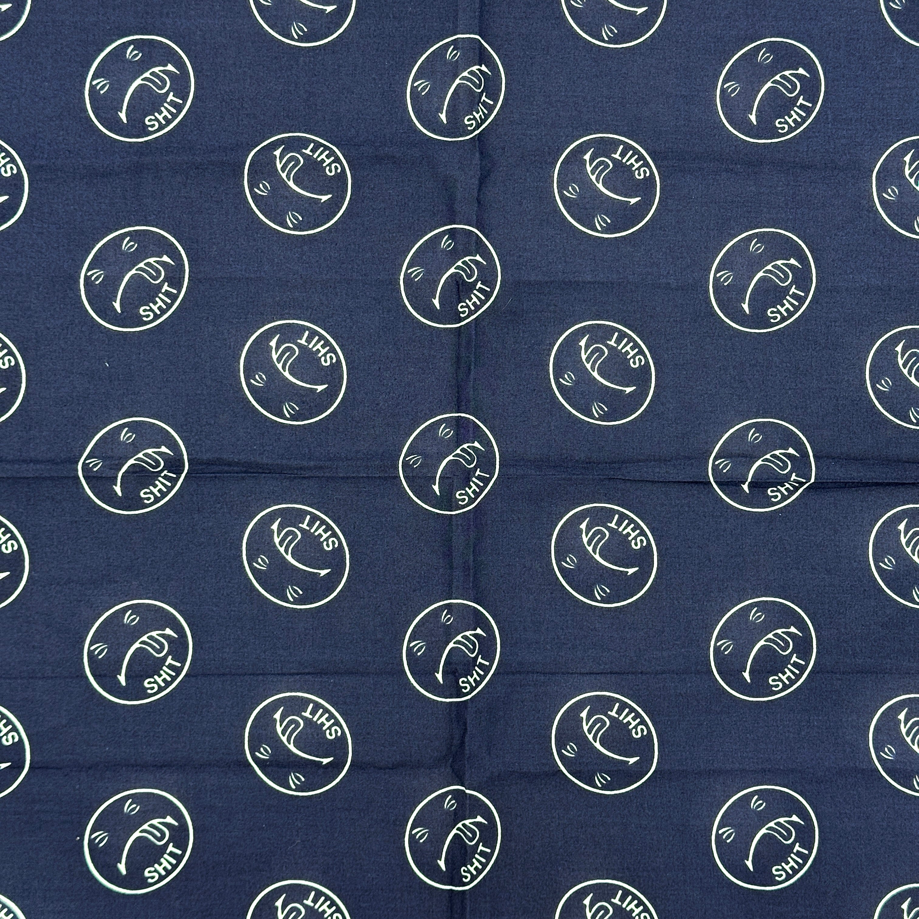 Supreme New York 94 Shit Bandana Navy Blue