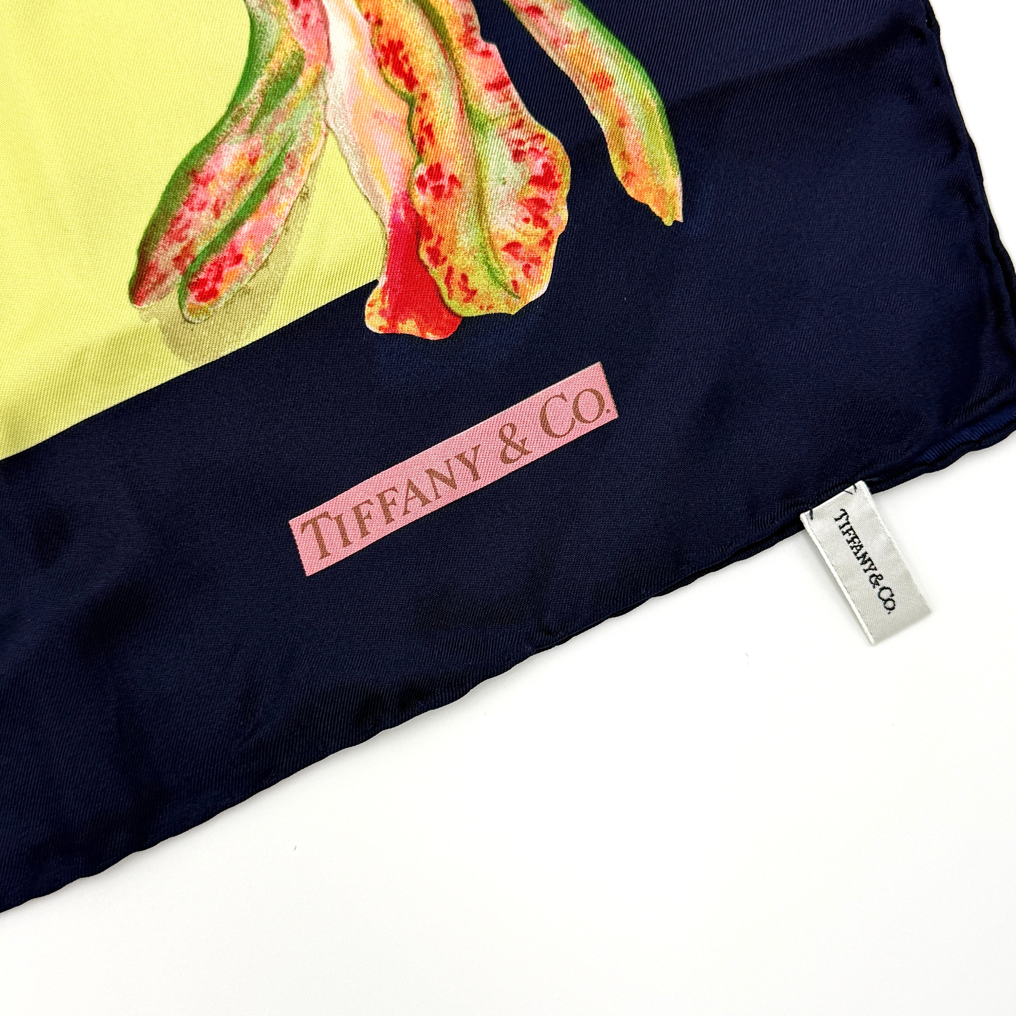 Tiffany & Co. Floral Silk Scarf Multicolor