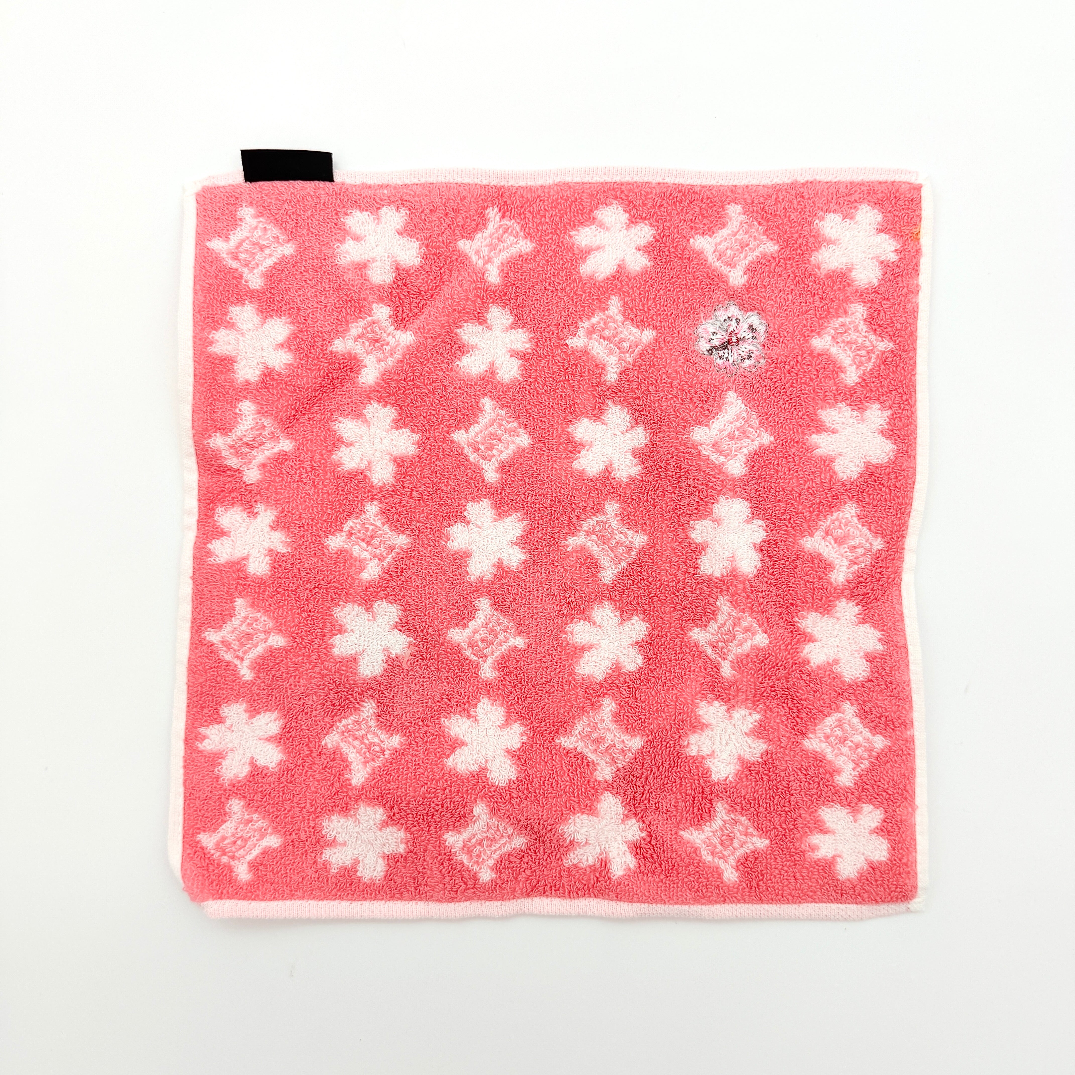 Celine Triomphe Monogram pink pouch set with Macadam Sakura towel, presented in the original Celine box.