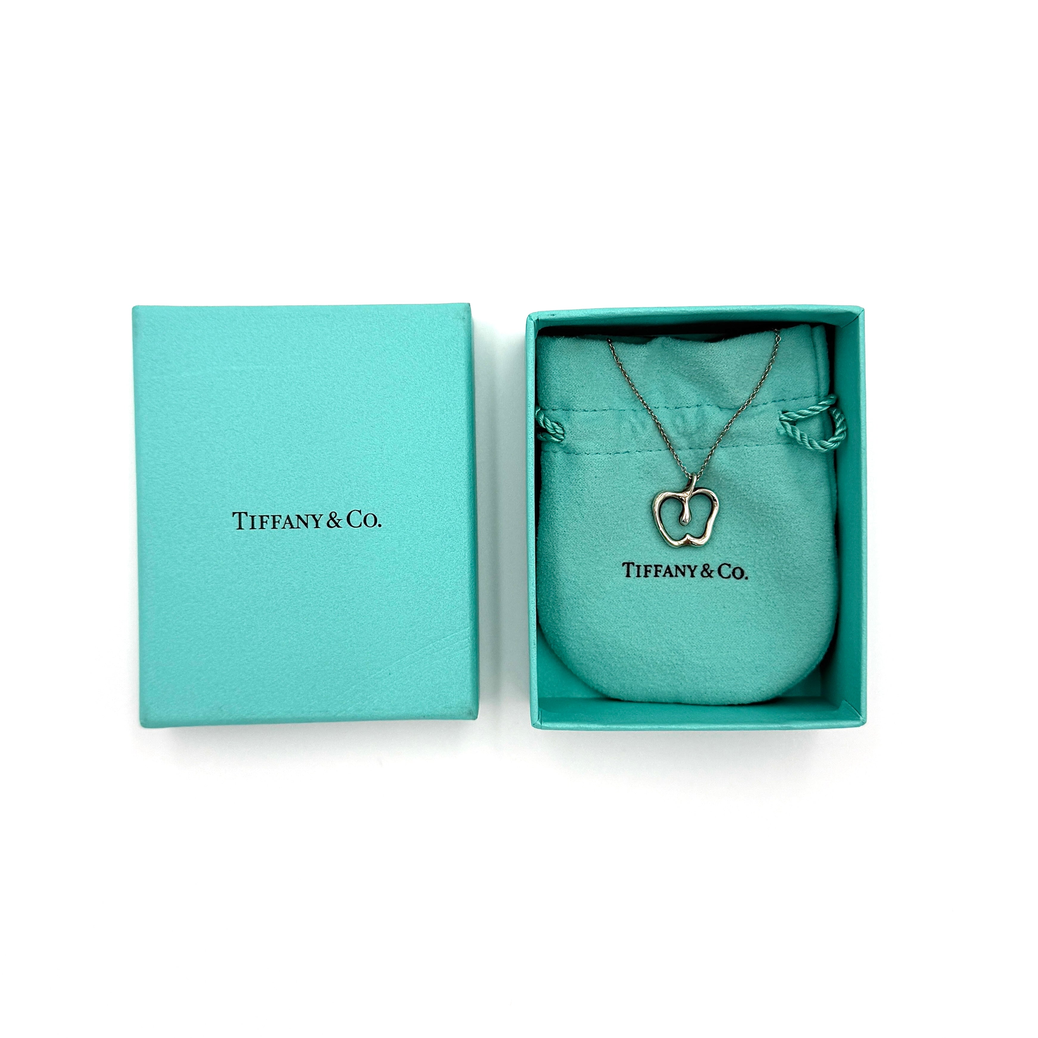 Tiffany & Co. Elsa Peretti Apple Necklace Silver