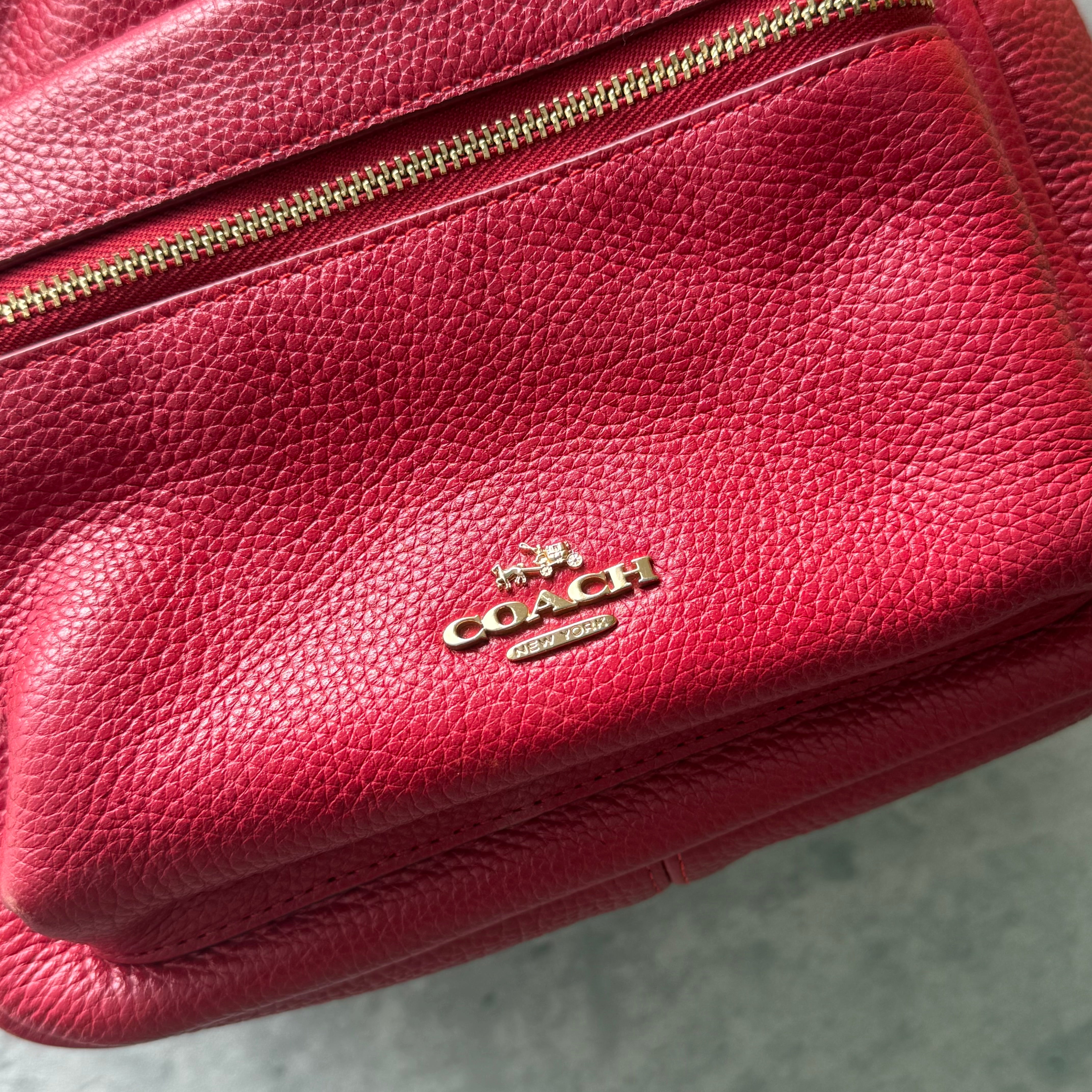 Coach Mini Charlie Backpack Red