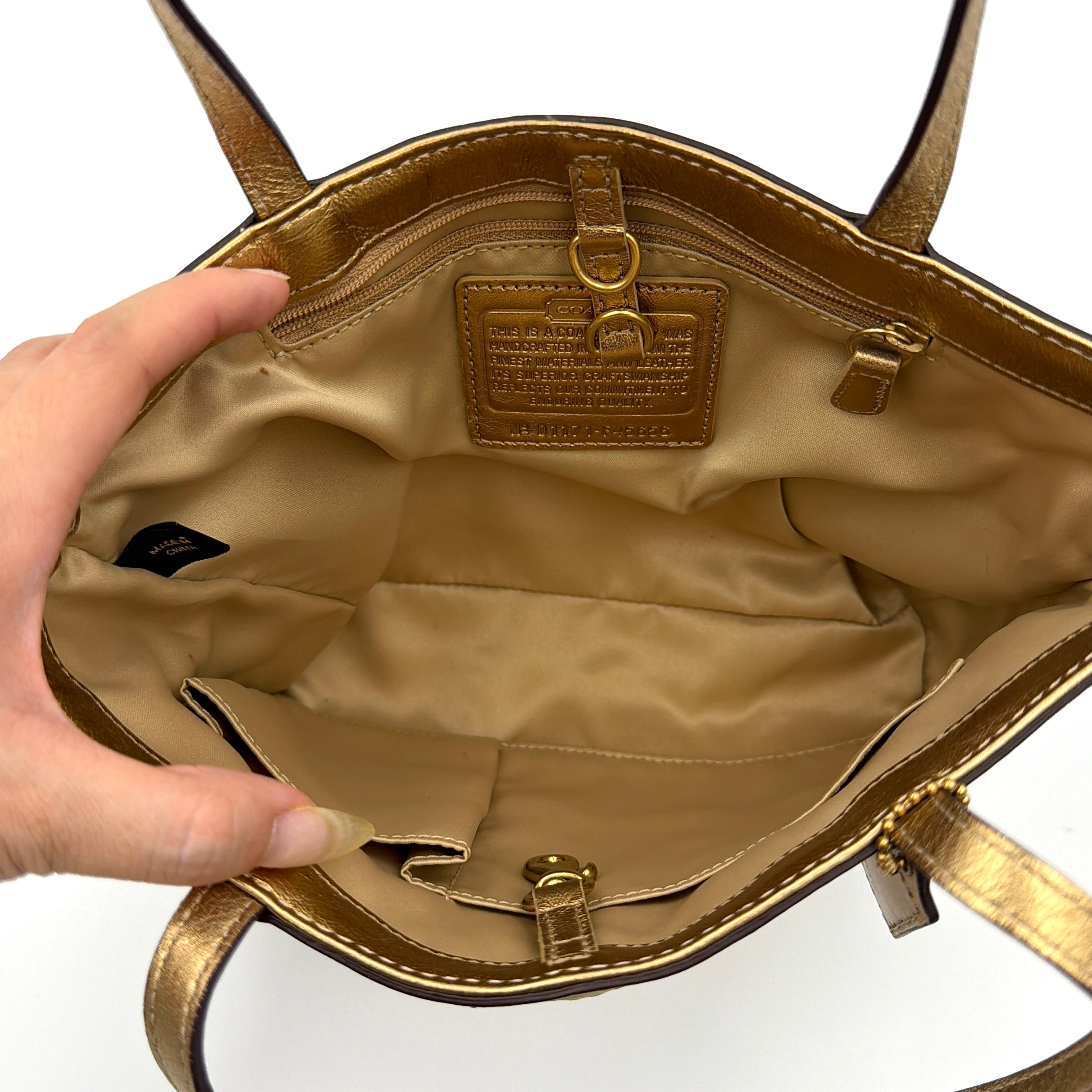 Coach Y2K Signature Patchwork Tote Bag Multicolor