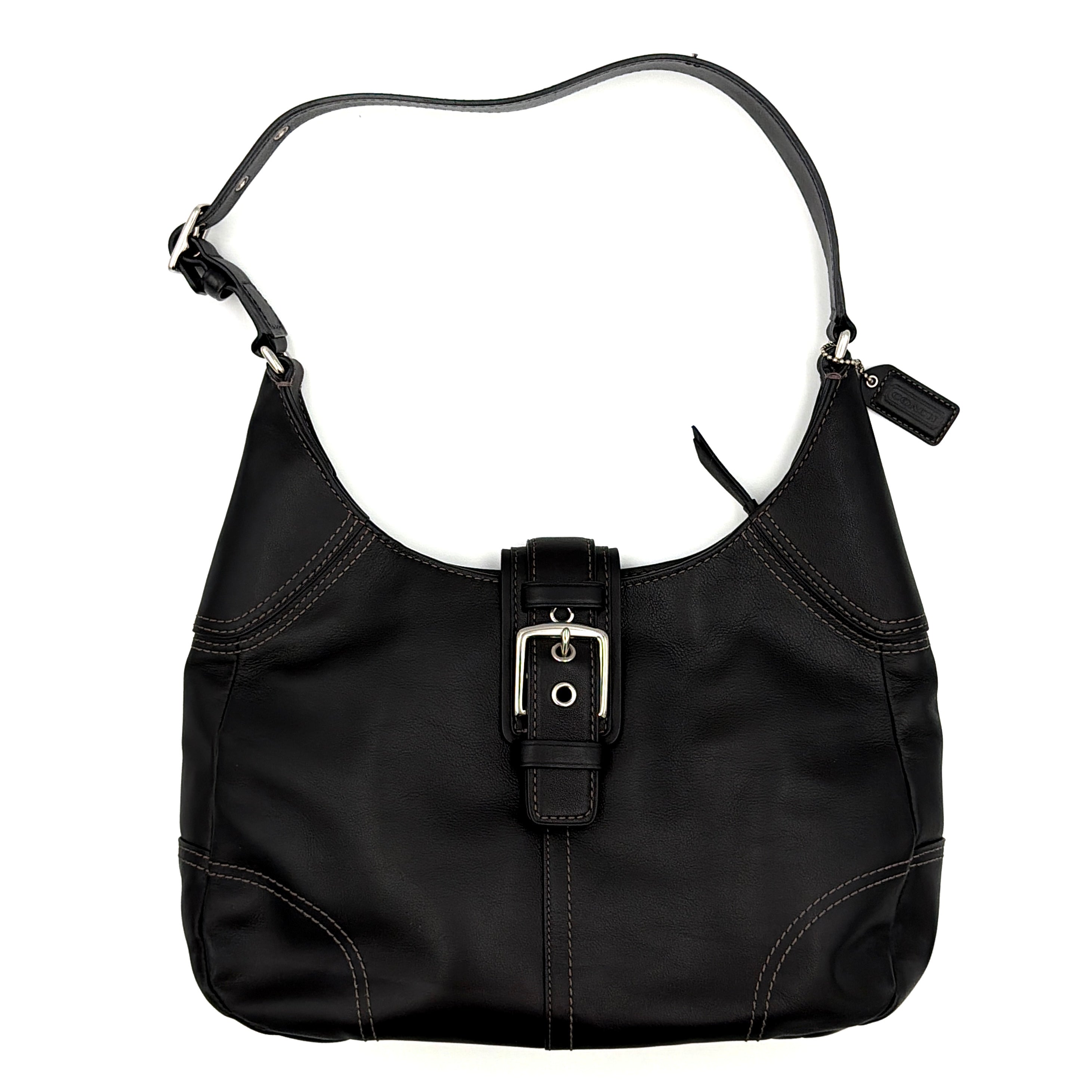 Coach Y2K Hamilton Hobo Shoulder Bag Black