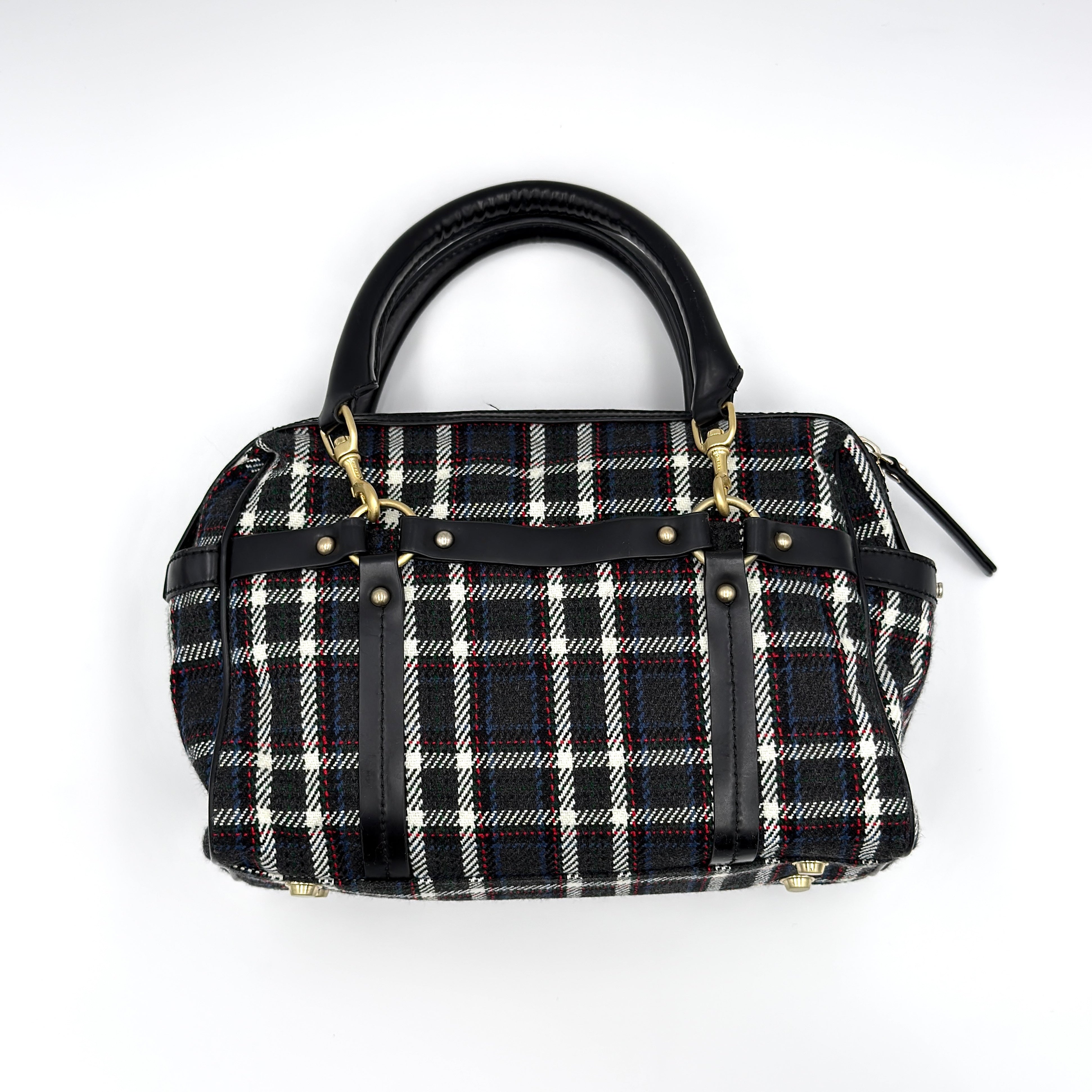 Diesel 2Way Tartan Plaid Handbag Multicolor
