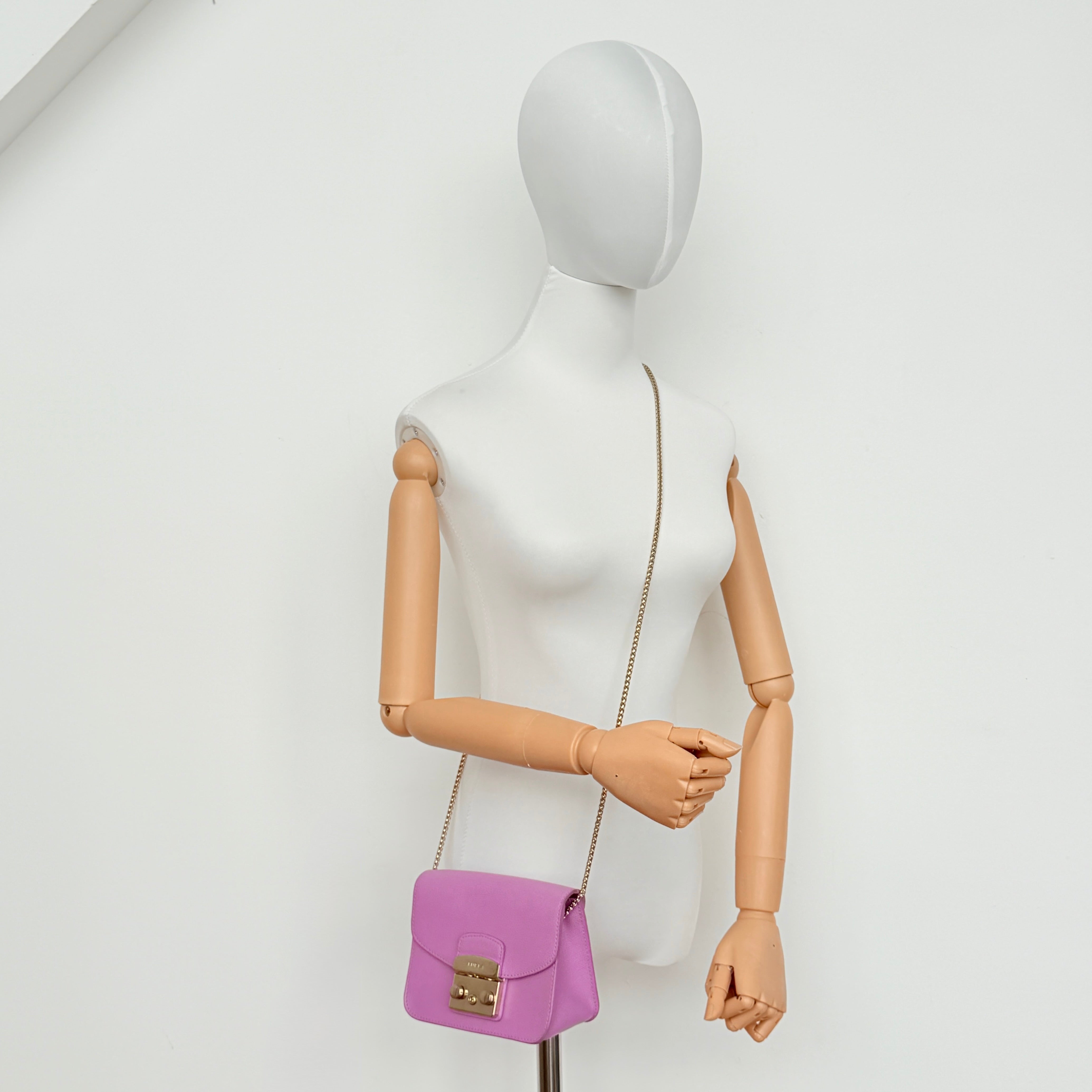 Furla Metropolis Crossbody Bag Pink
