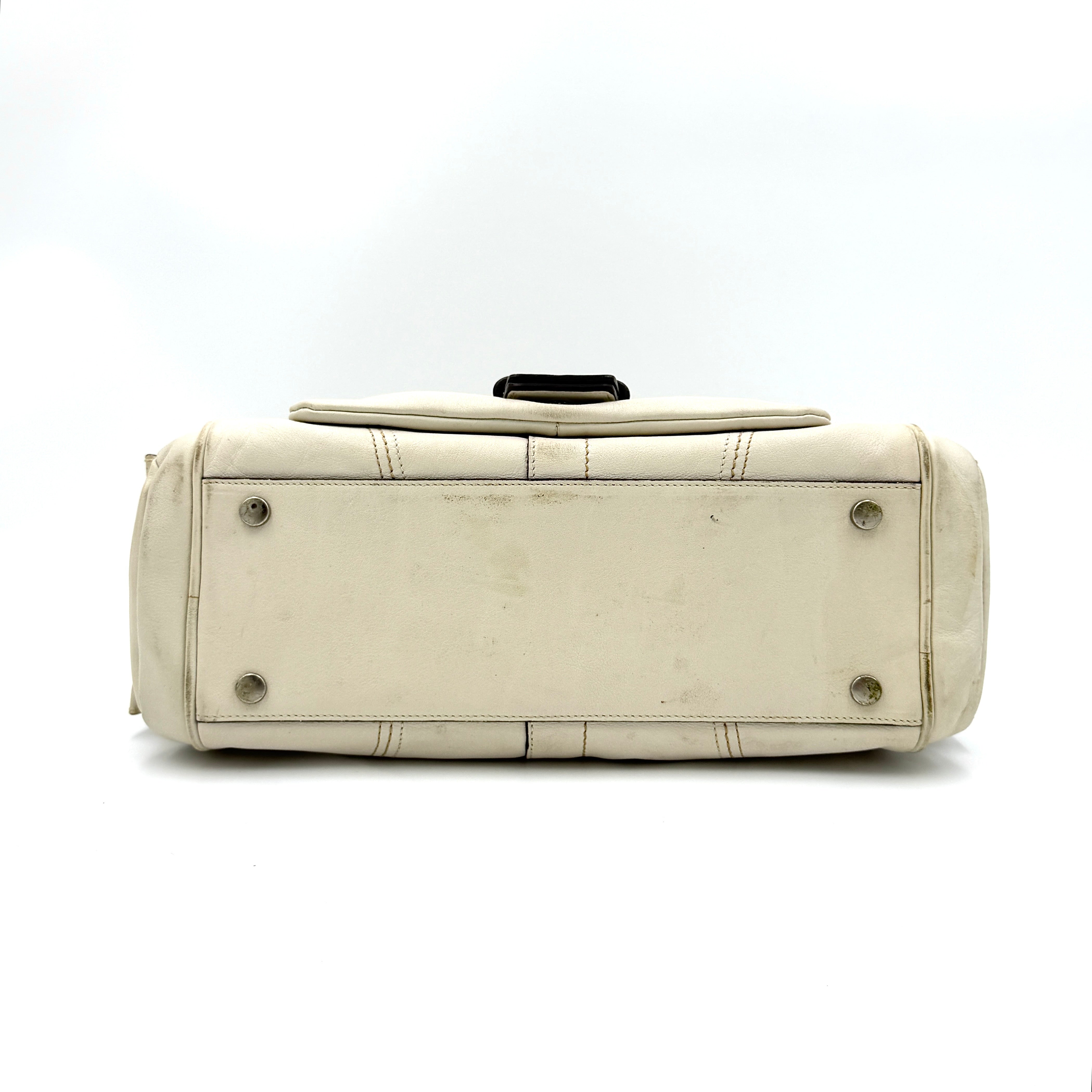 Coach Y2K Soho Boston Bowler Handbag Ivory