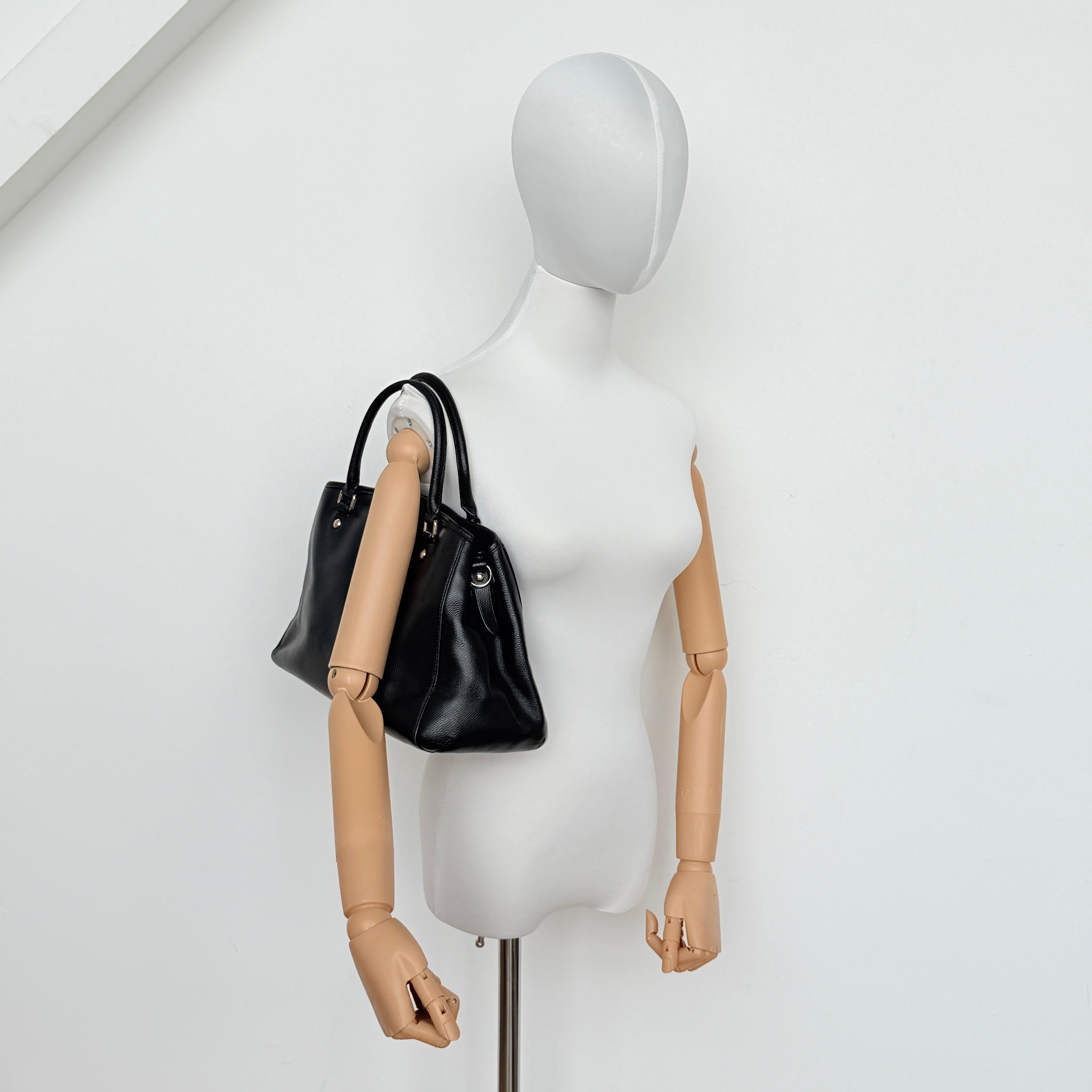 Coach 2Way Margot Carryall Handbag Black
