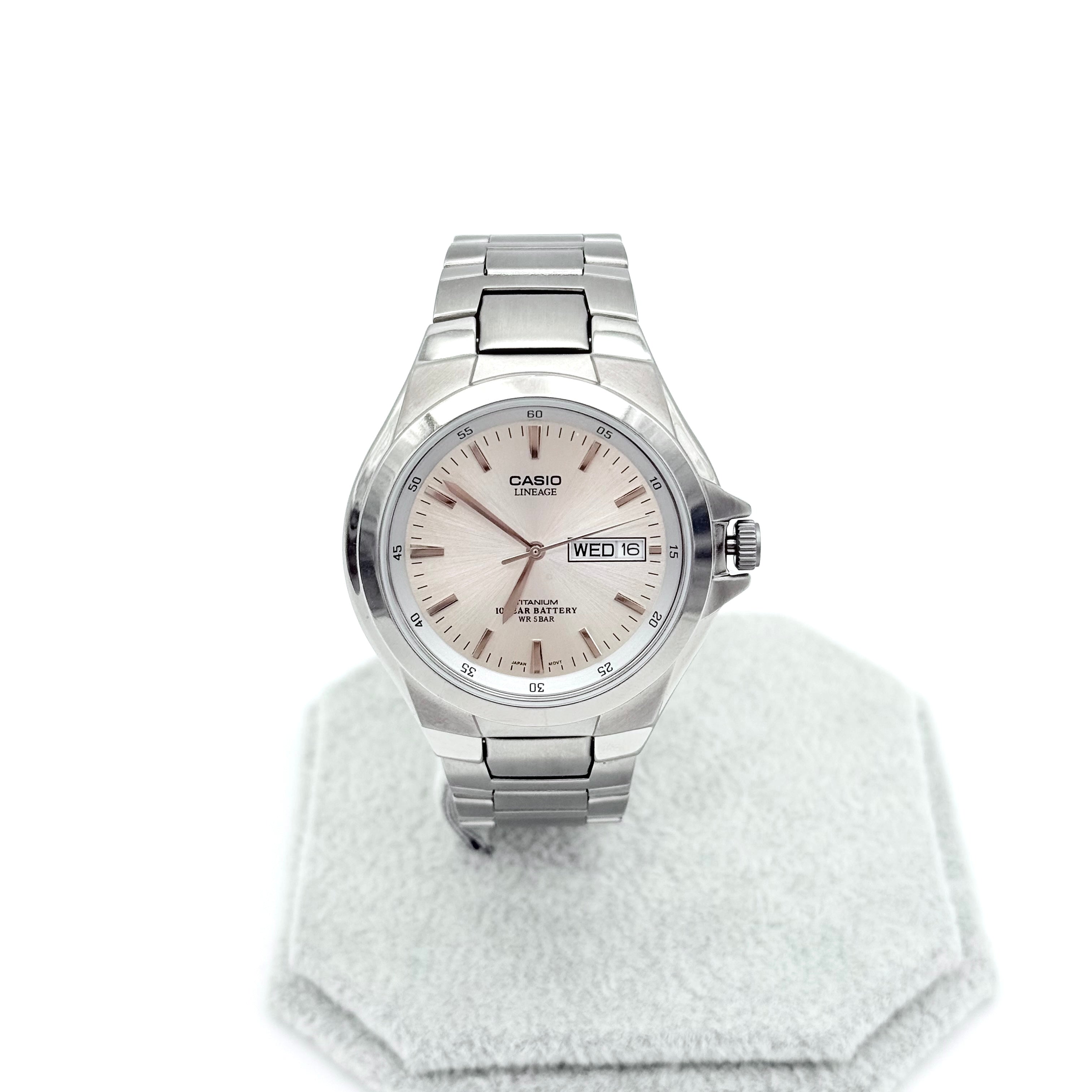 Casio Lineage Titanium LIN-171J Watch Silver