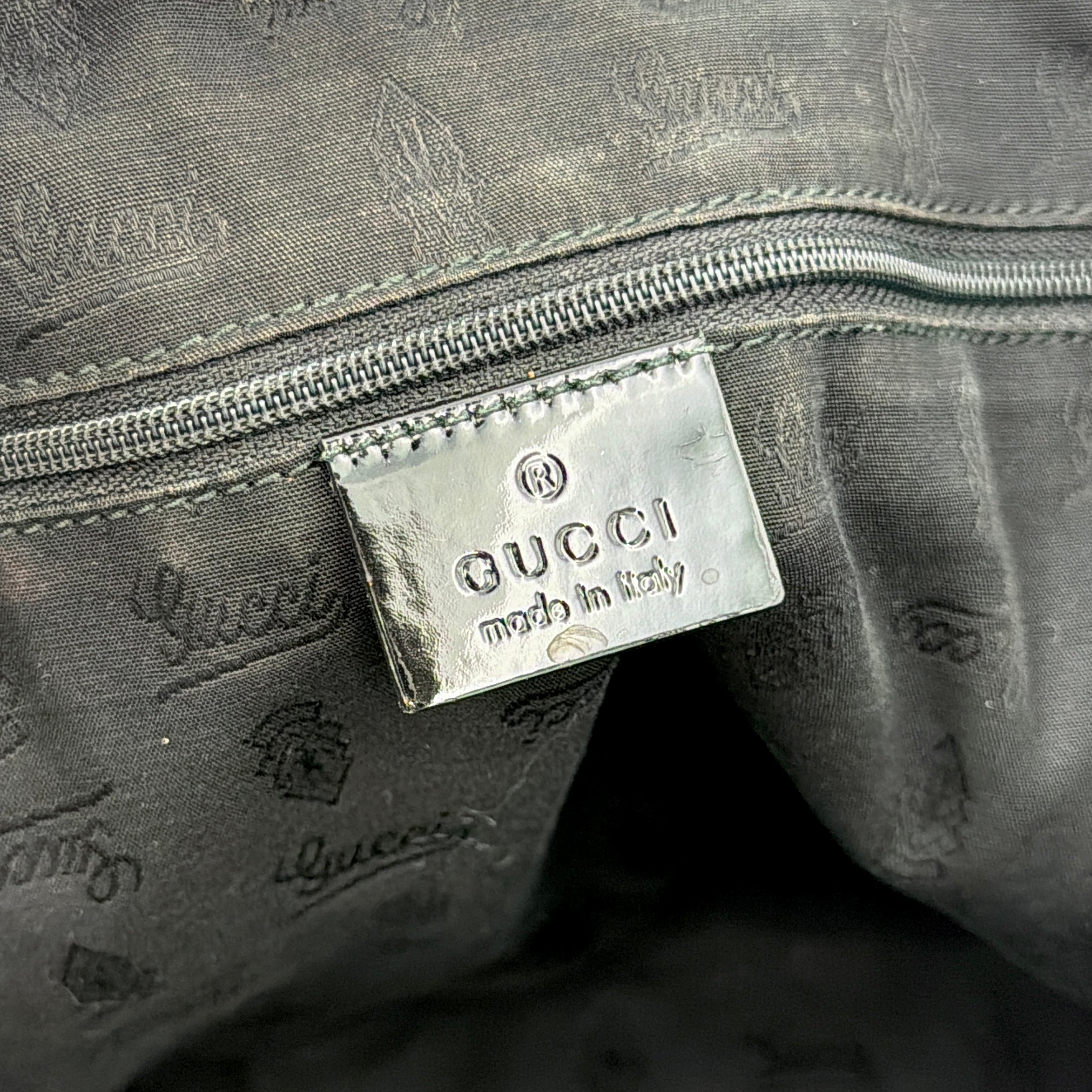 Gucci GG Monogram Jolie Shoulder Bag Black