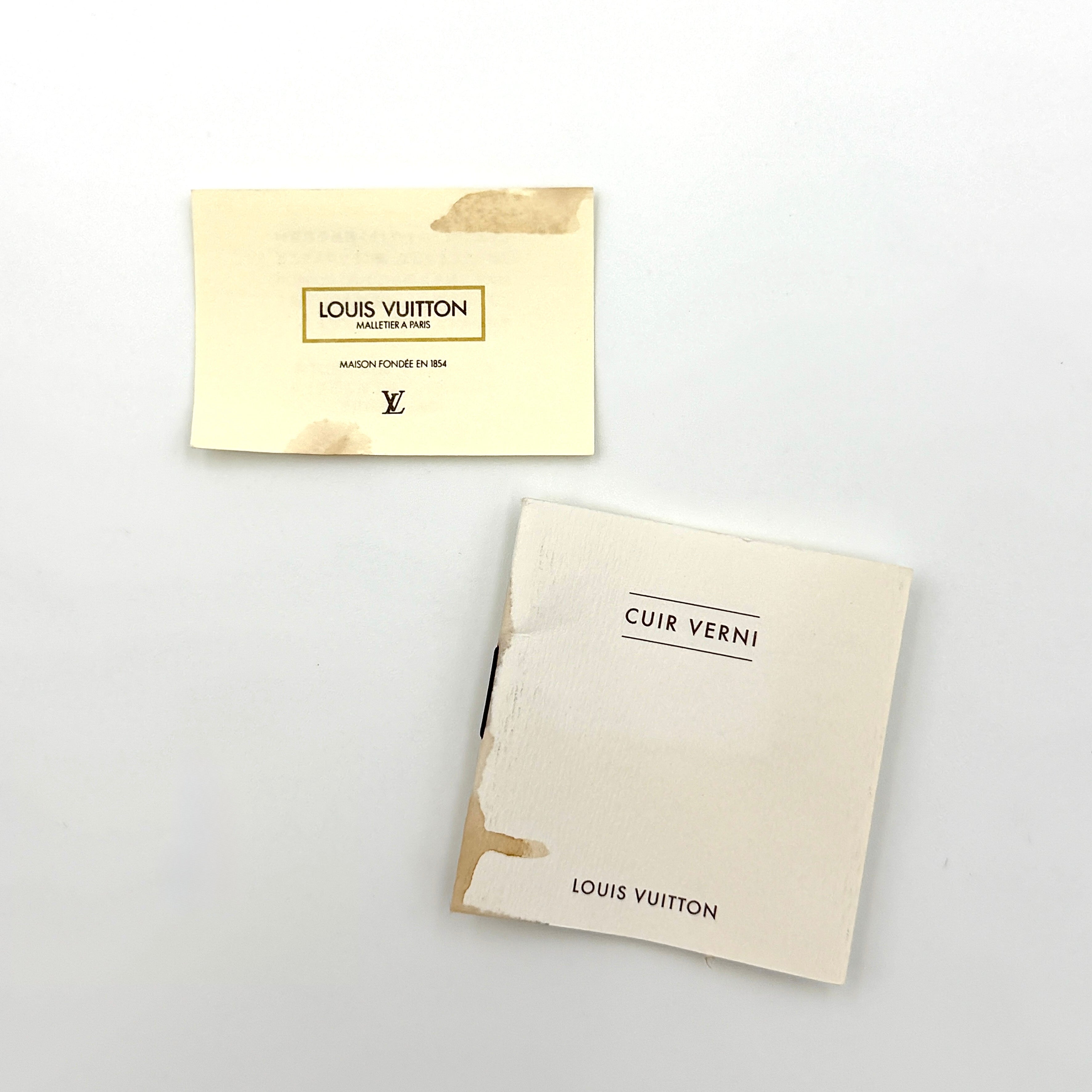 Louis Vuitton PM Vernis Read Shoulder Bag Brown