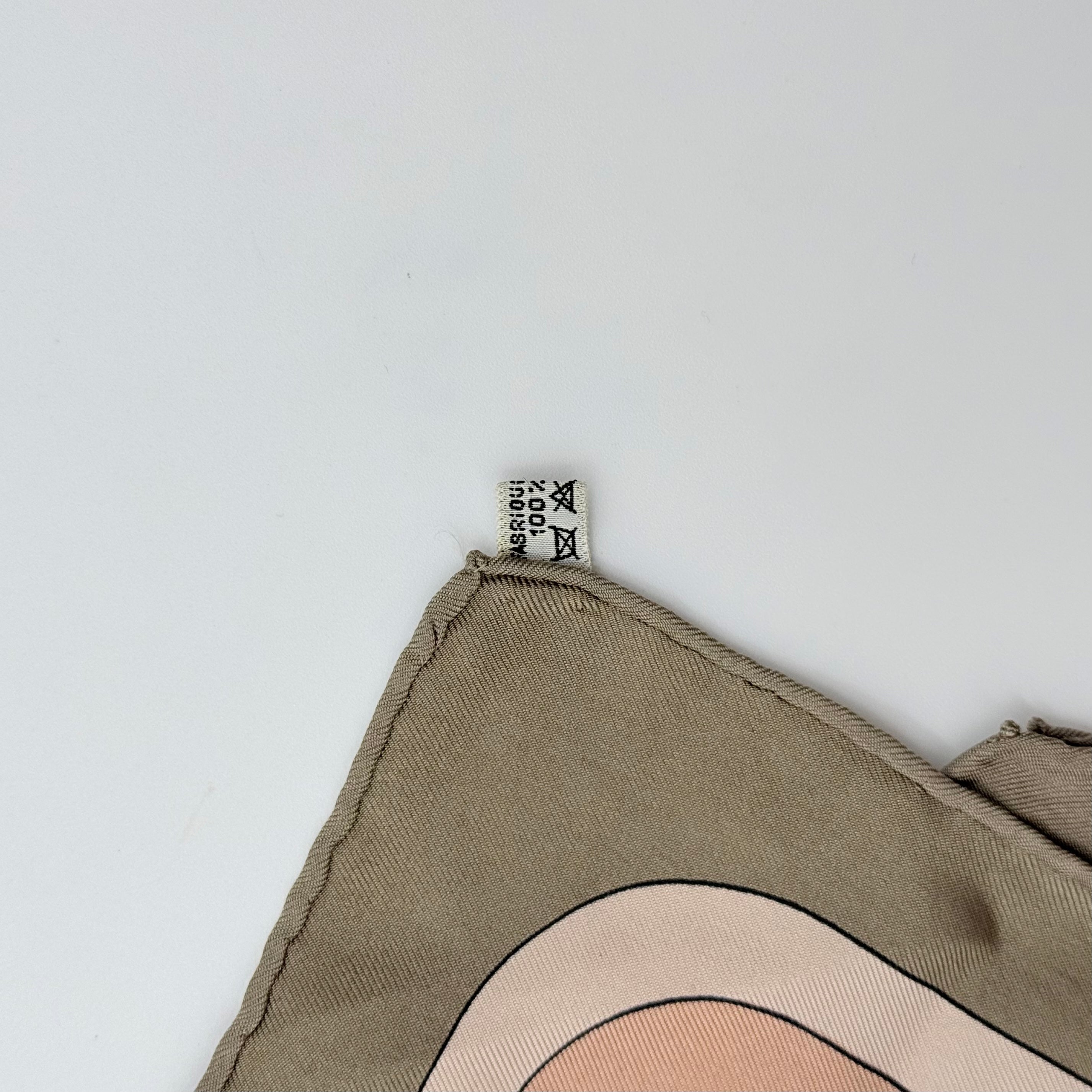 Hermès Coaching Equestrian Silk Scarf Pink/Cream