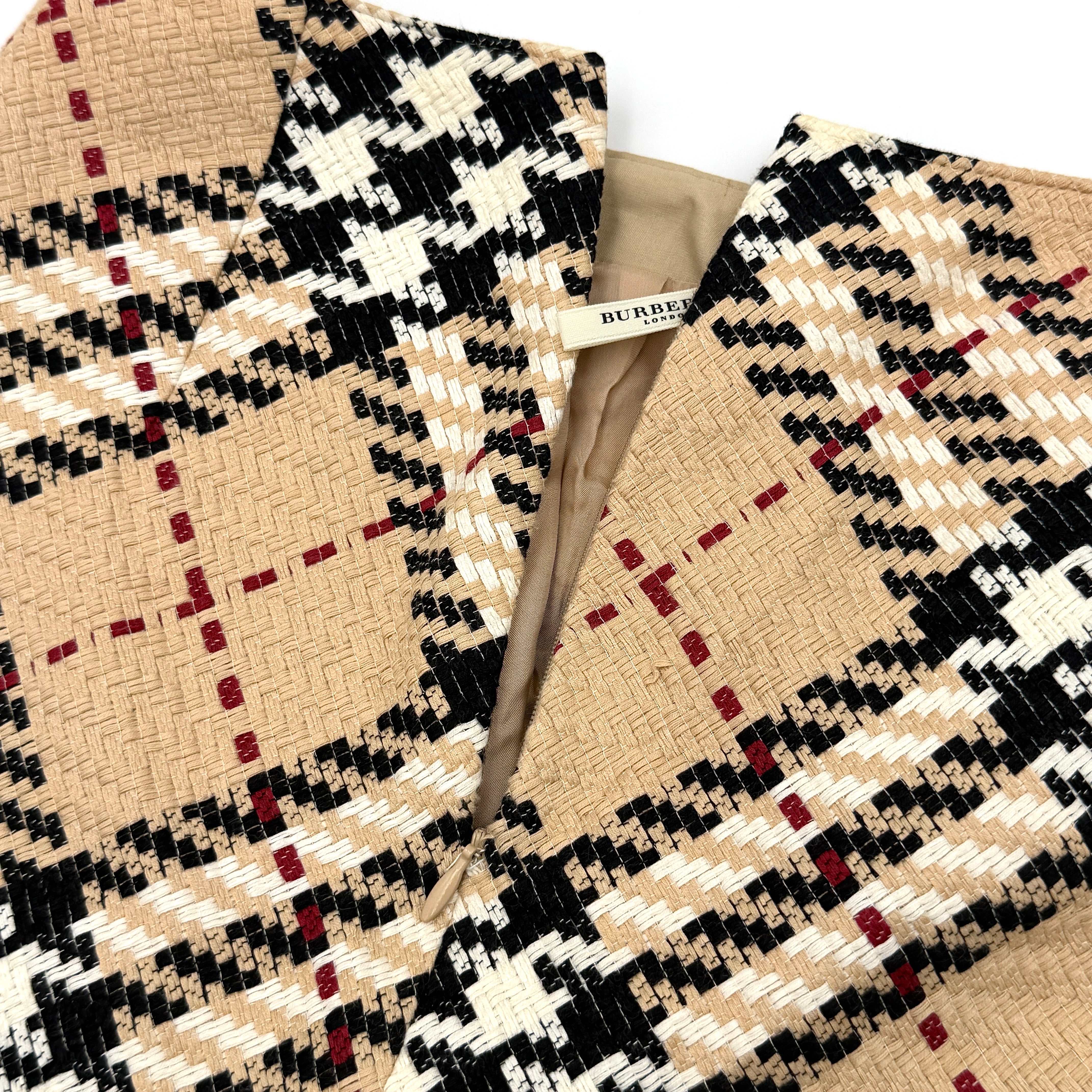 (40) Burberry London Nova Check Skirt