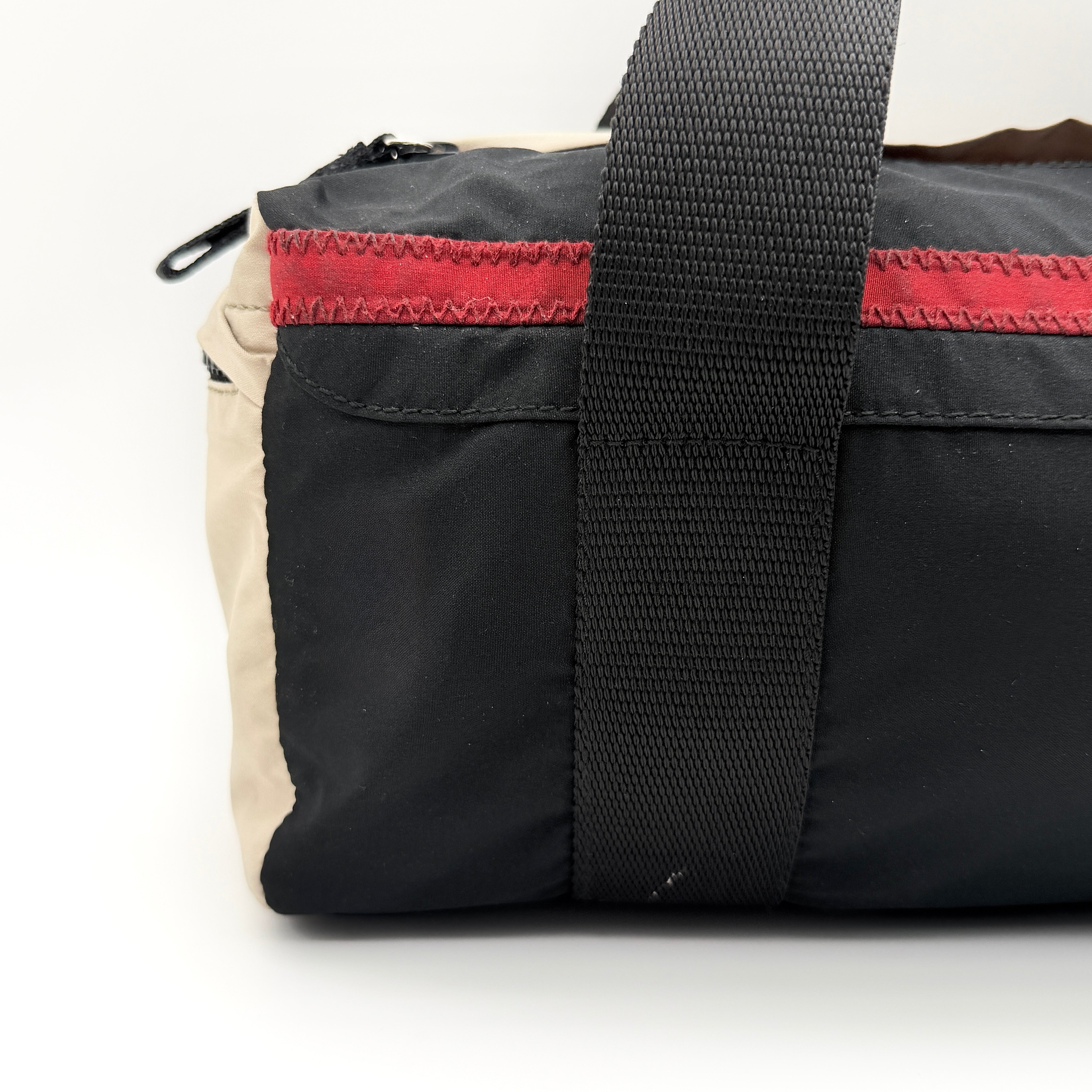 Prada Sport Tessuto Nylon Mini Bag Beige/Black
