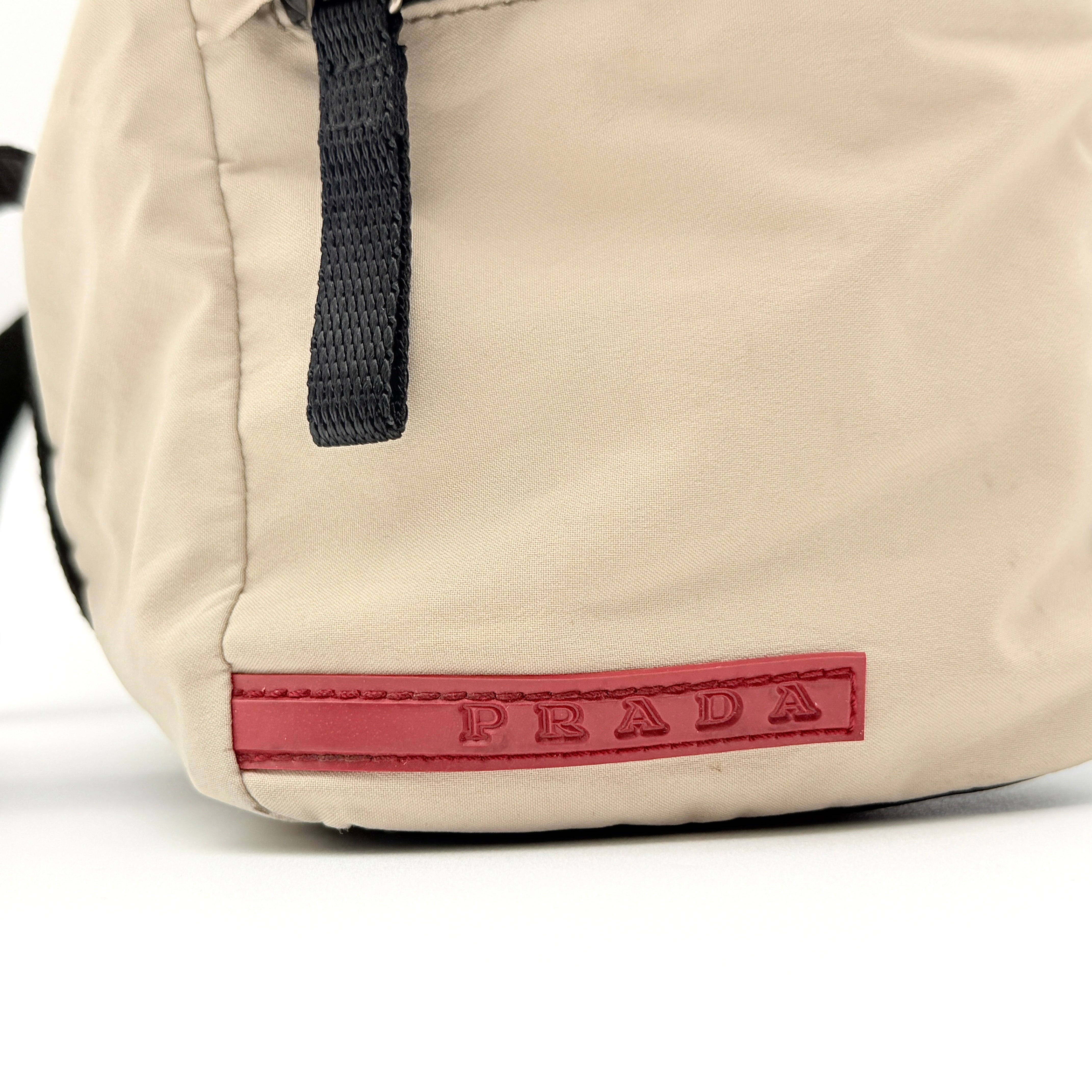 Prada Sport Tessuto Nylon Mini Bag Beige/Black