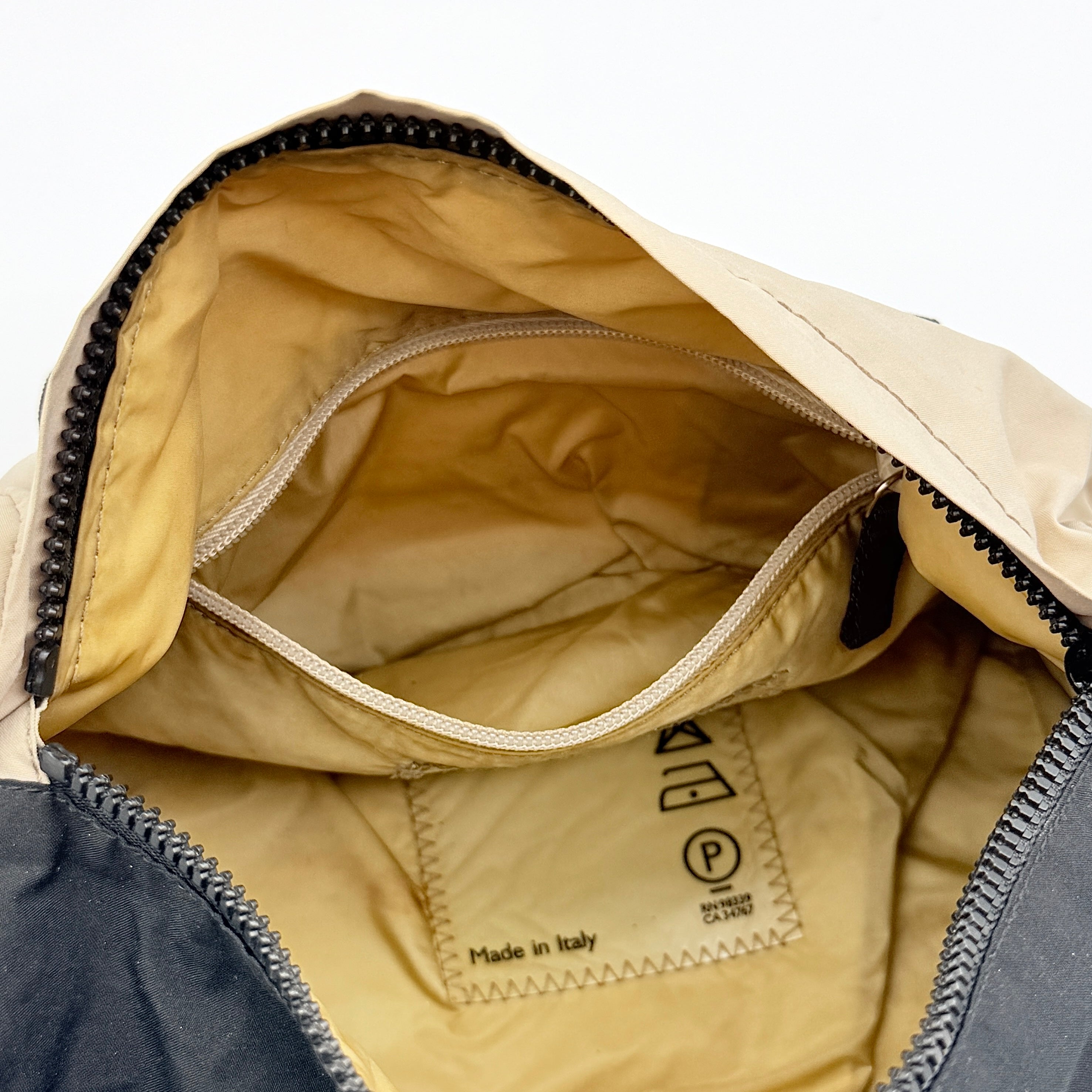 Prada Sport Tessuto Nylon Mini Bag Beige/Black