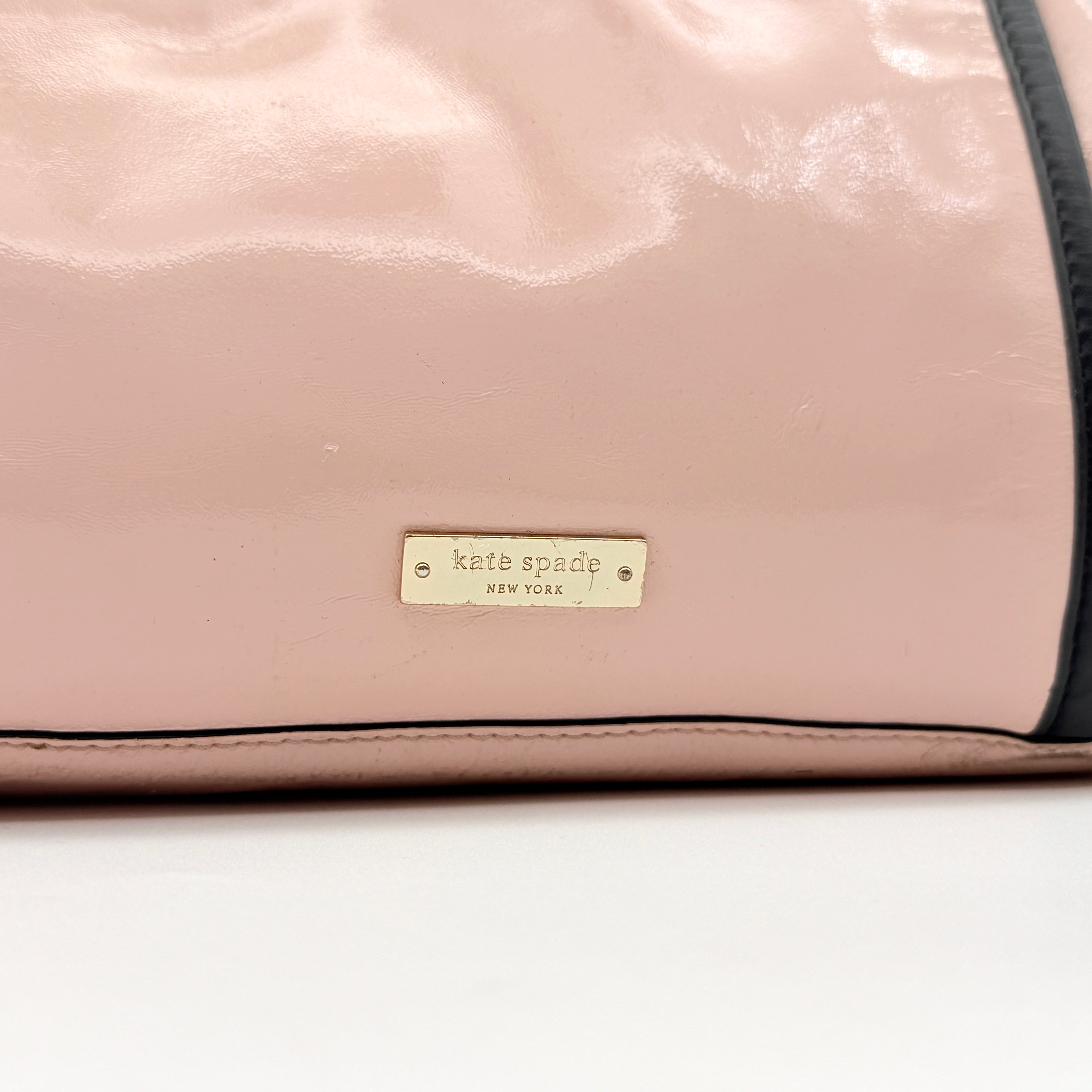 Kate Spade Patent Handbag Pink/Black