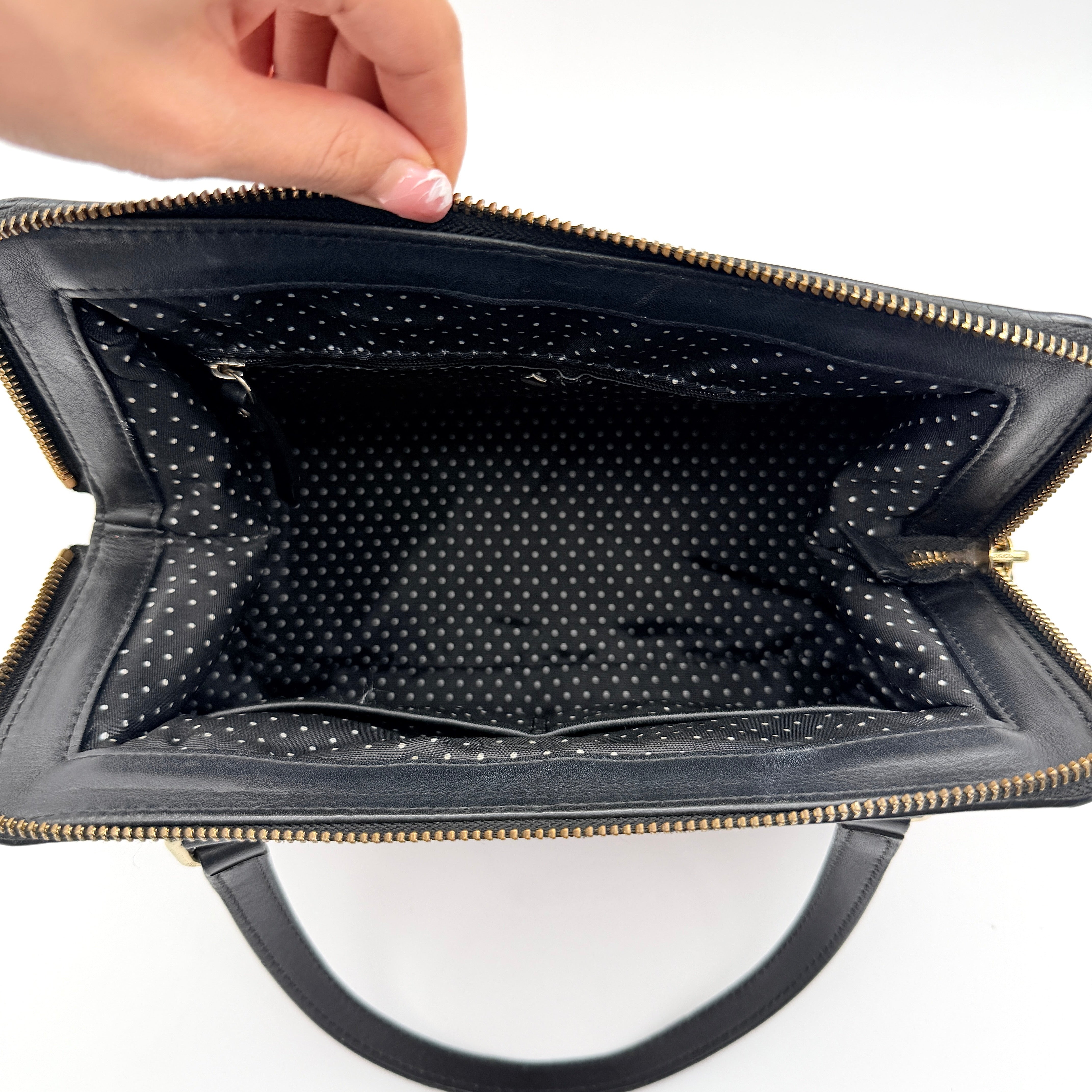 Kate Spade Patent Handbag Pink/Black