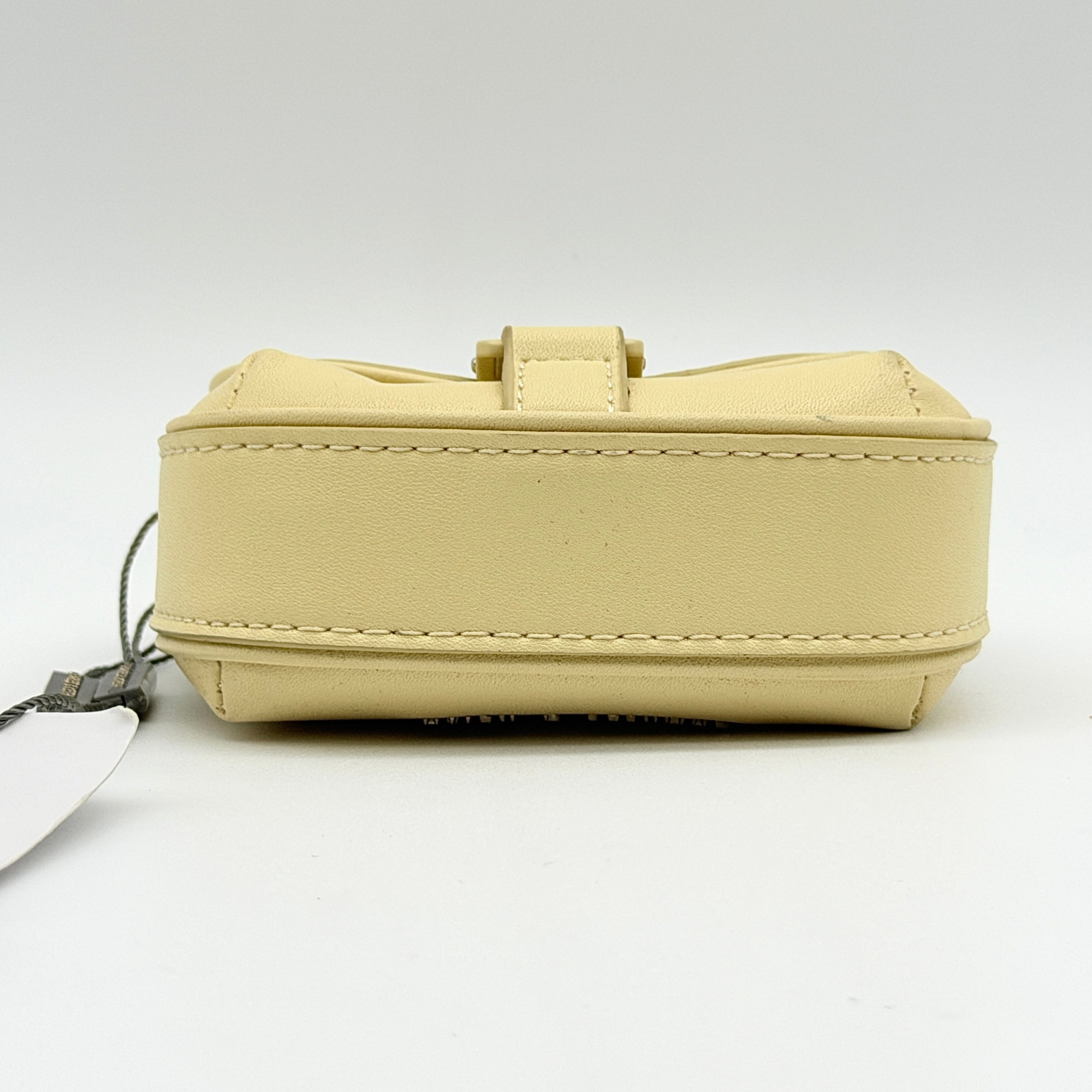Charles & Keith Zetta Belt Buckle Mini Bag Yellow