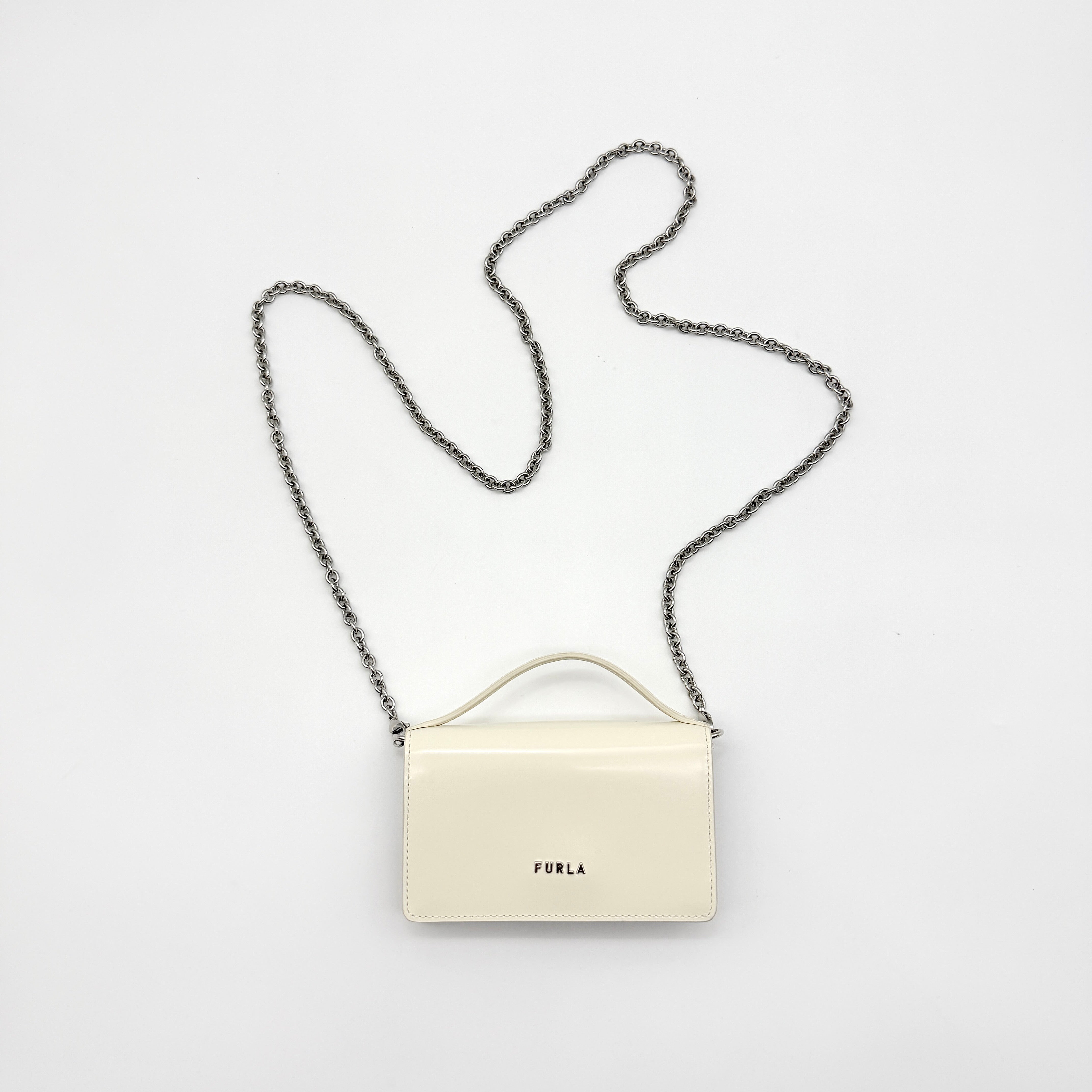 Furla Splendida Micro Bag White