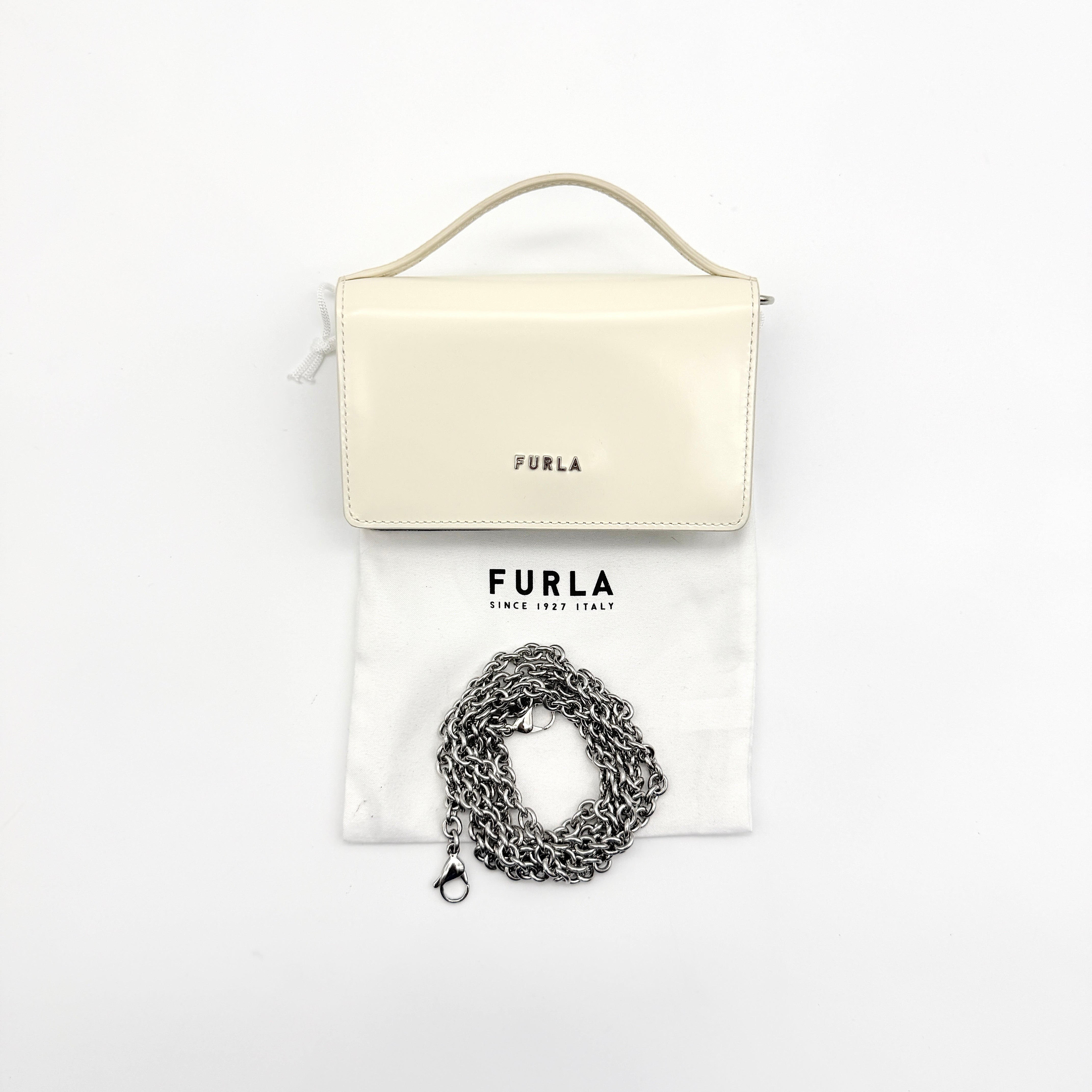 Furla Splendida Micro Bag White