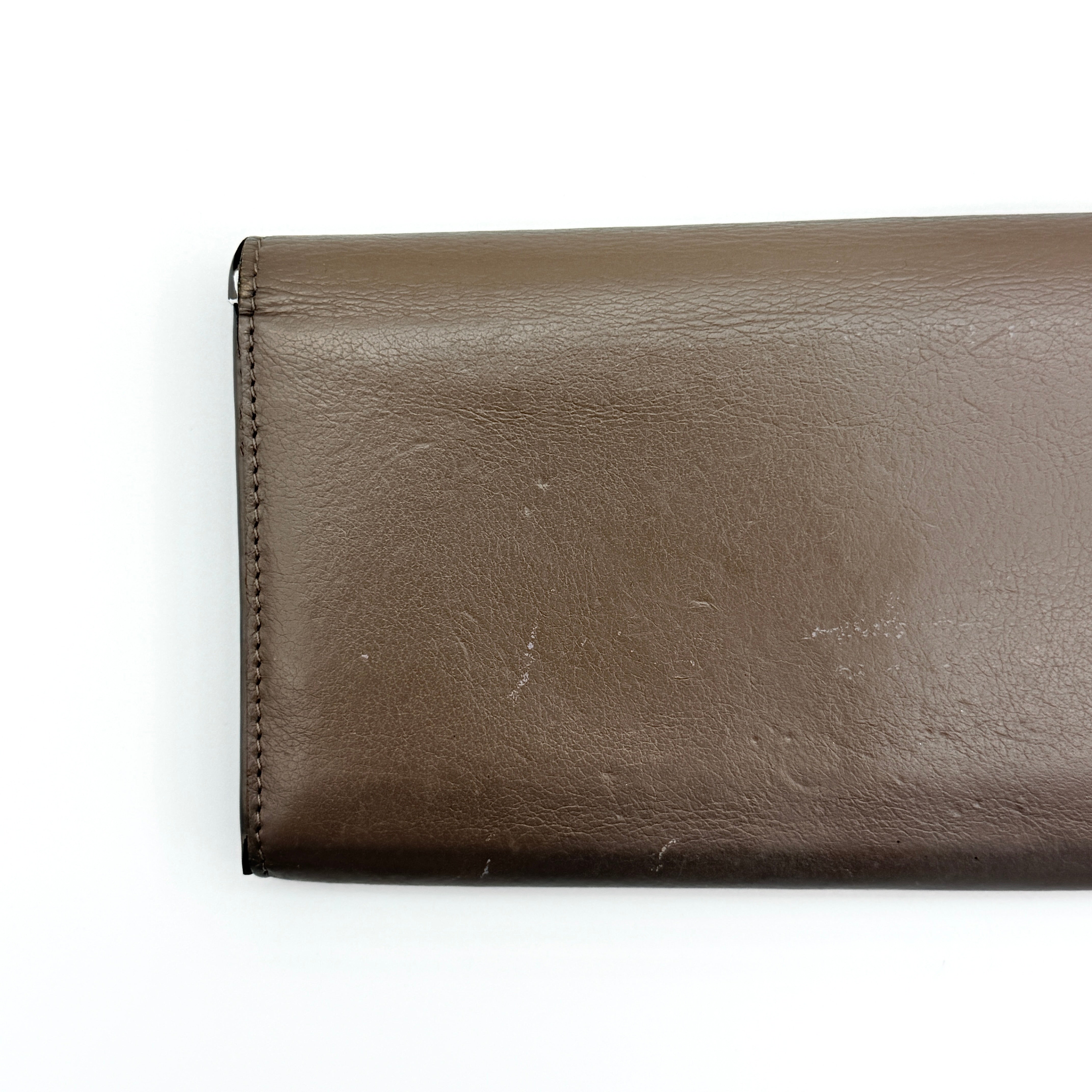 Balenciaga Papier Long Wallet Brown