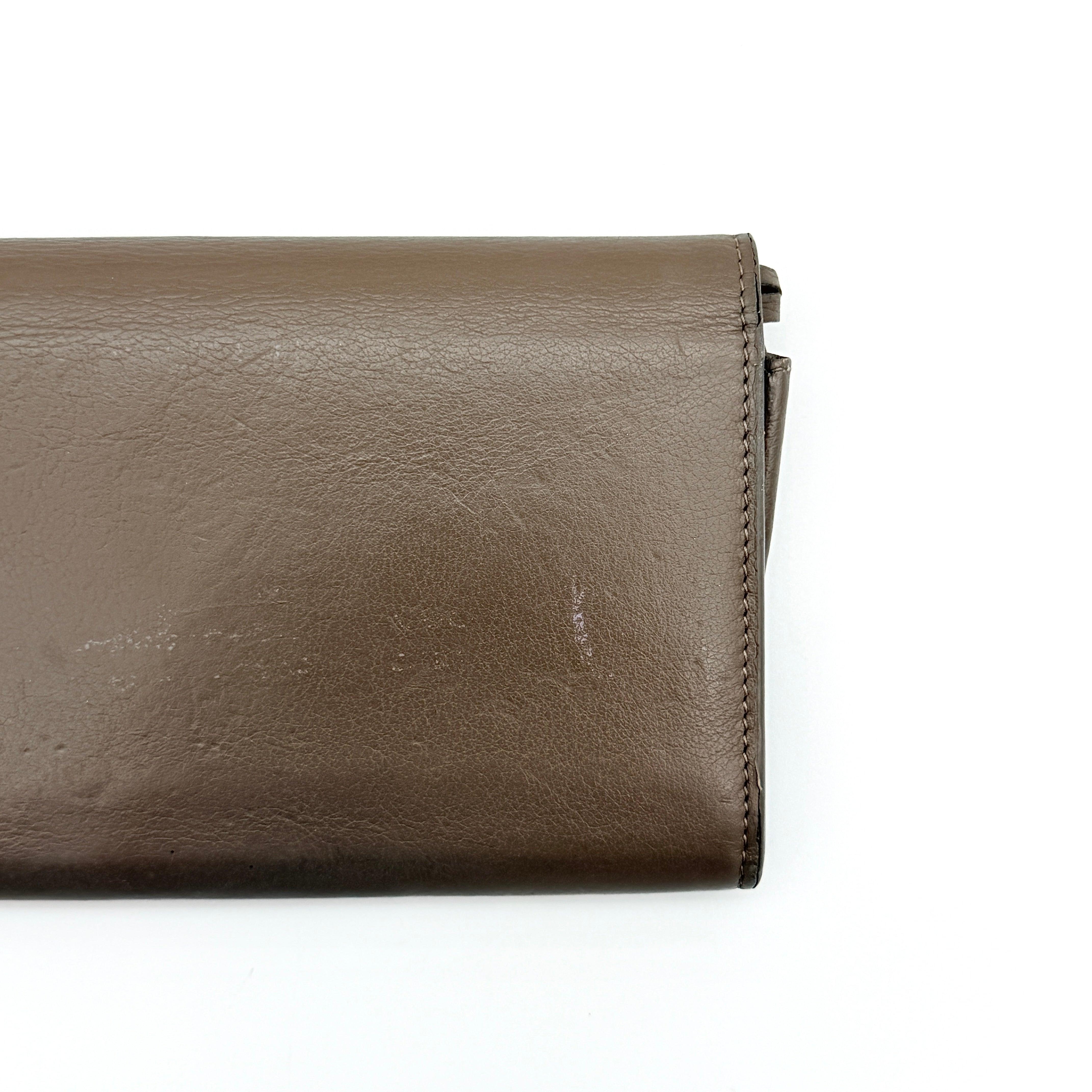 Balenciaga Papier Long Wallet Brown