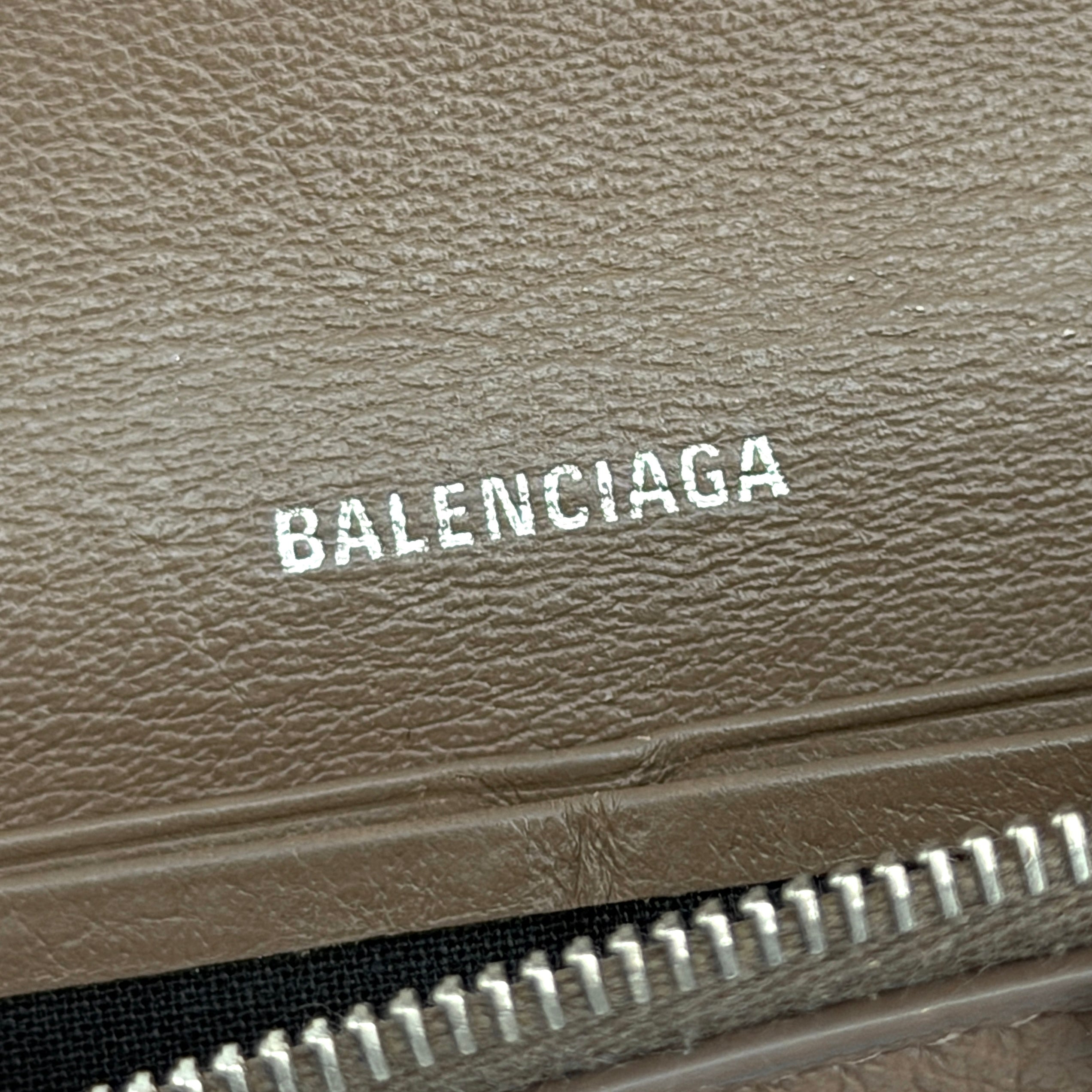 Balenciaga Papier Long Wallet Brown