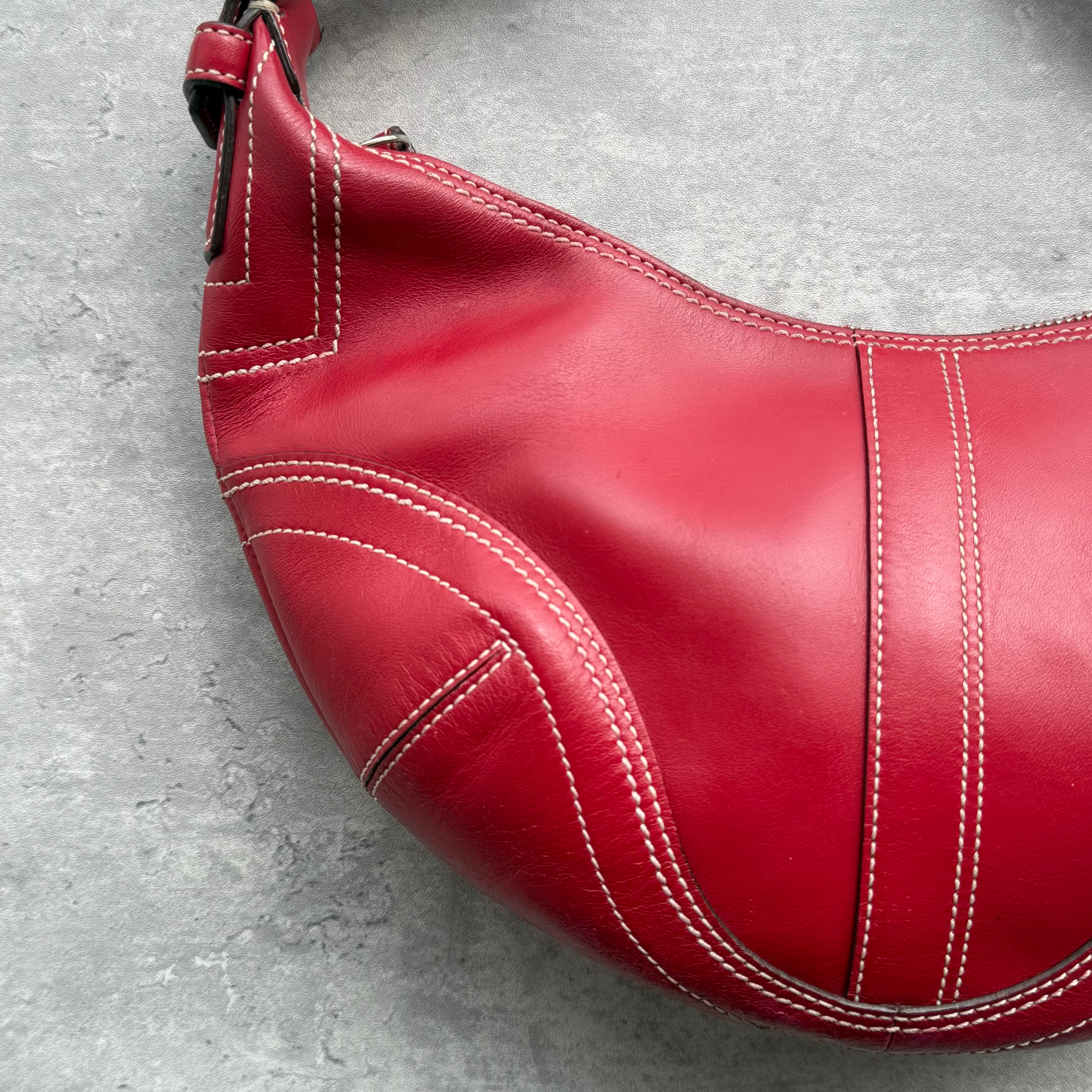 Coach Y2K Soho Hobo ShoulderBag Red