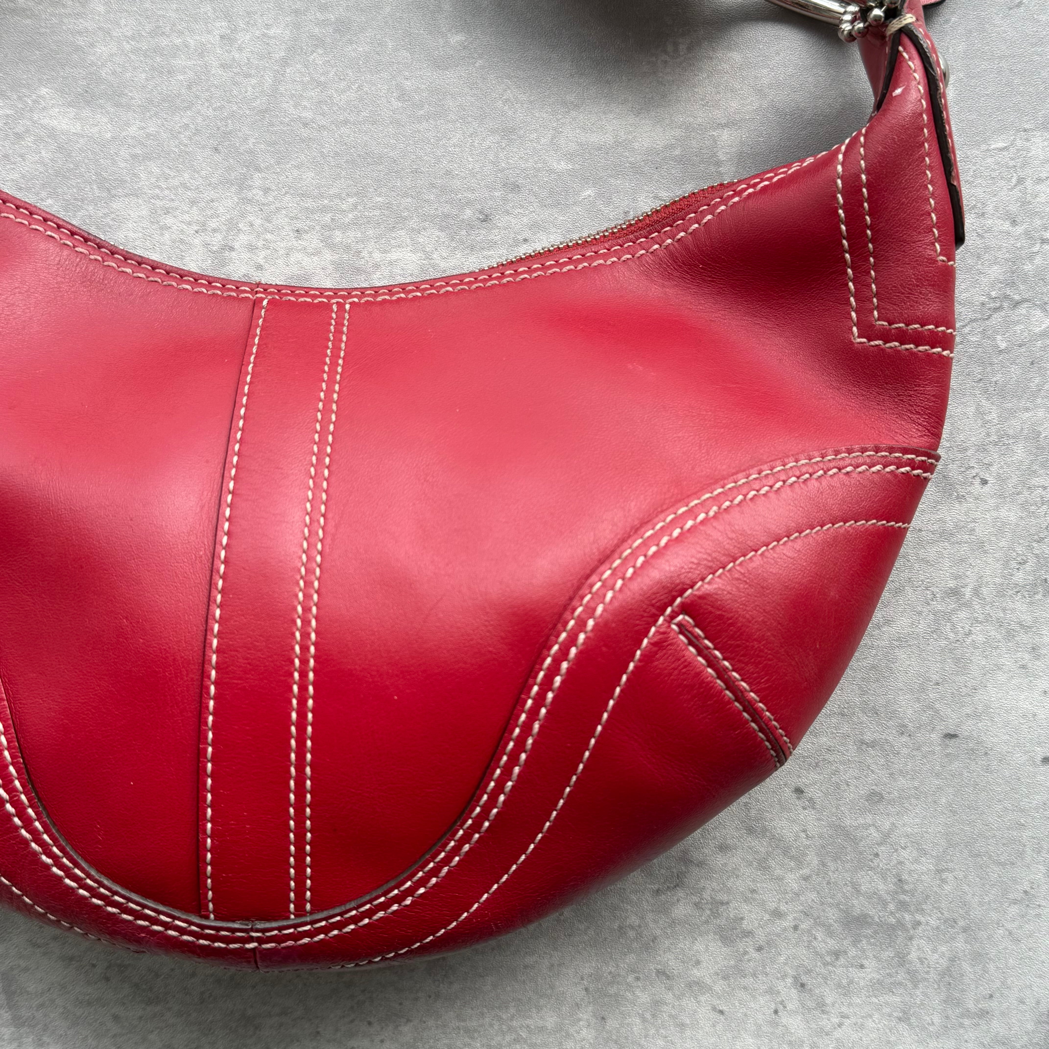 Coach Y2K Soho Hobo ShoulderBag Red