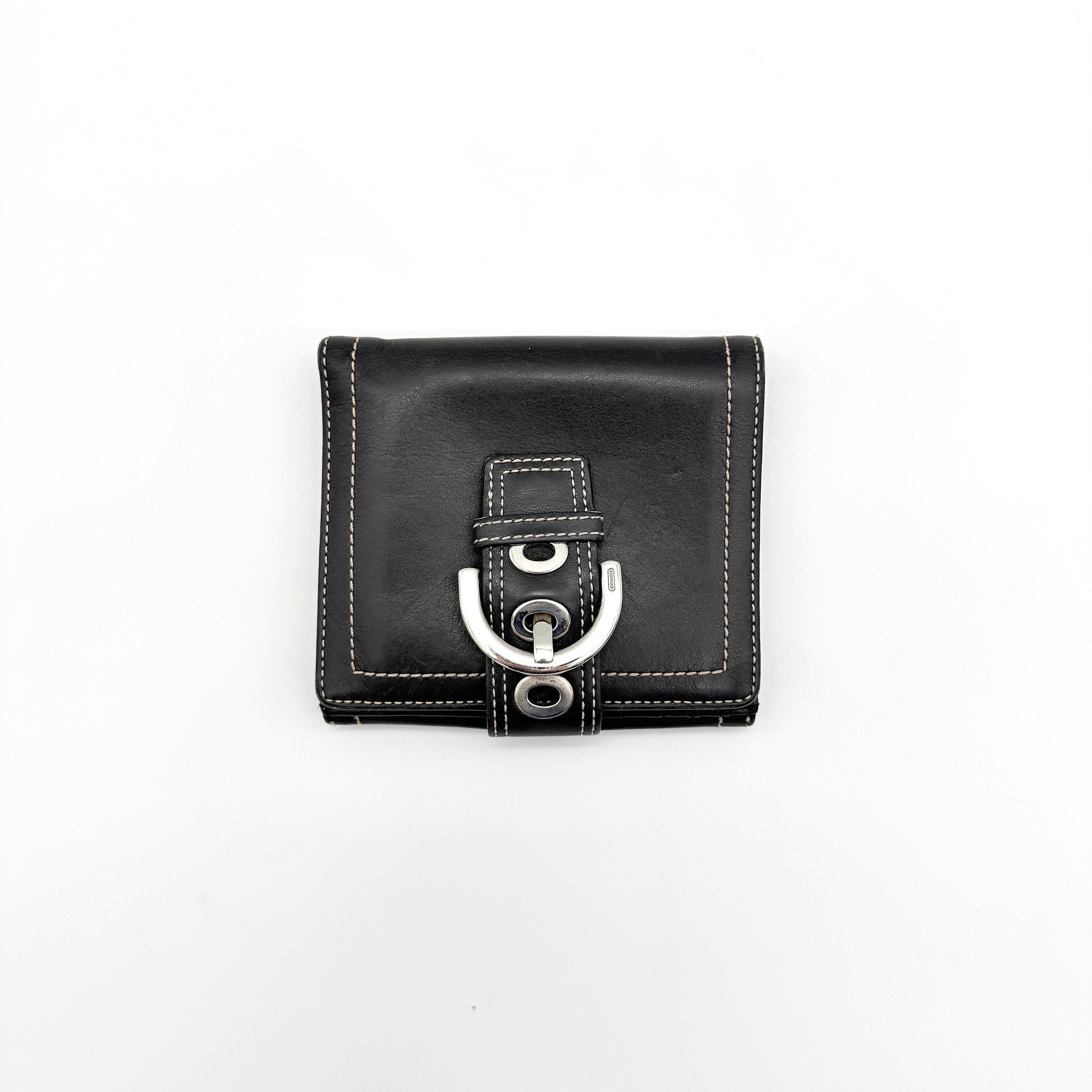Coach Y2K Soho Buckle Wallet Black