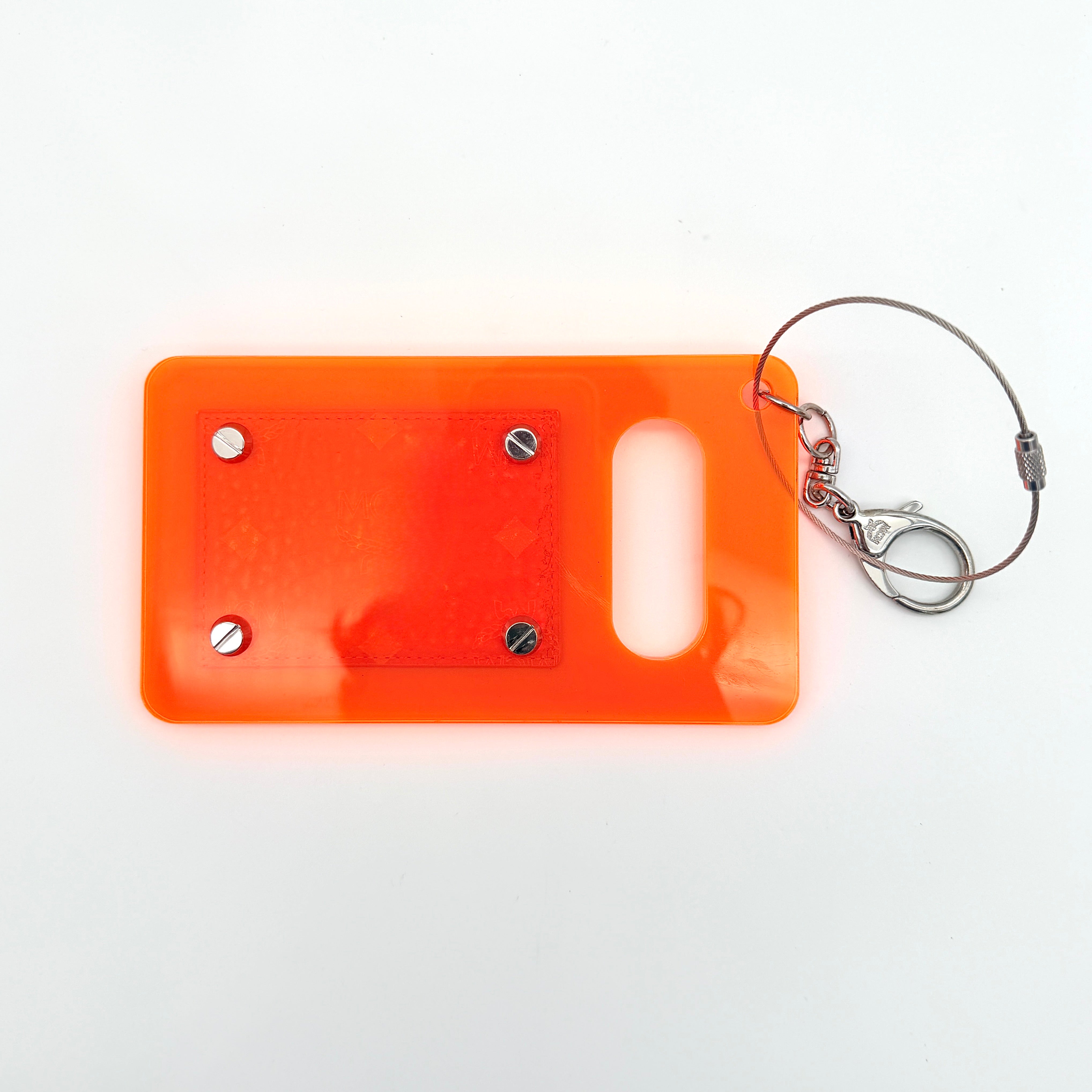 MCM by PHENOMENON Acrylic Board Card Case Orange