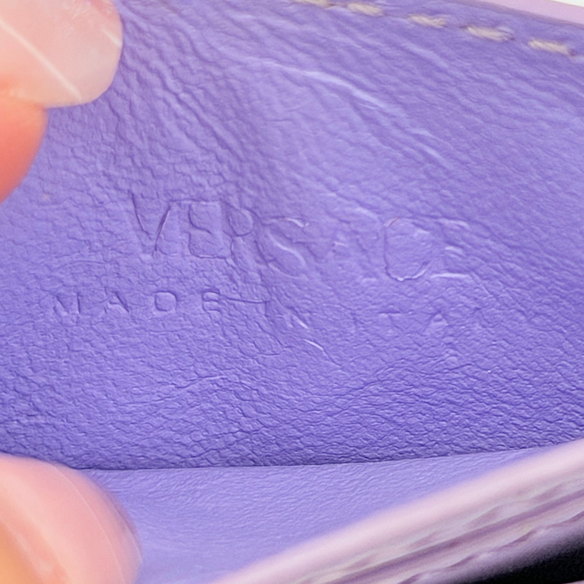 Versace Greca Goddess Cardholder Light Purple/Gold
