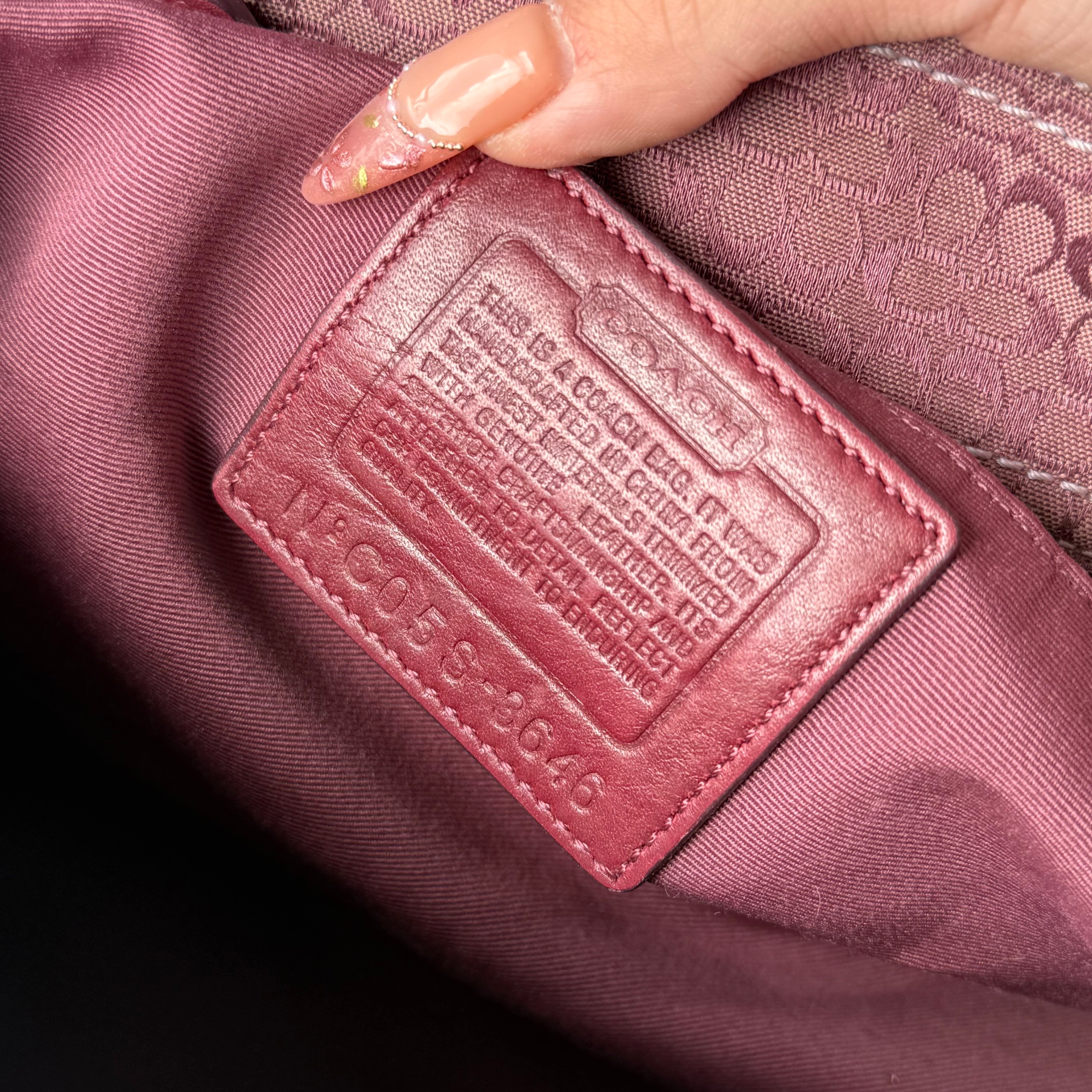 Coach Y2K Soho Double Mini Buckle Pocket HandBag Purple