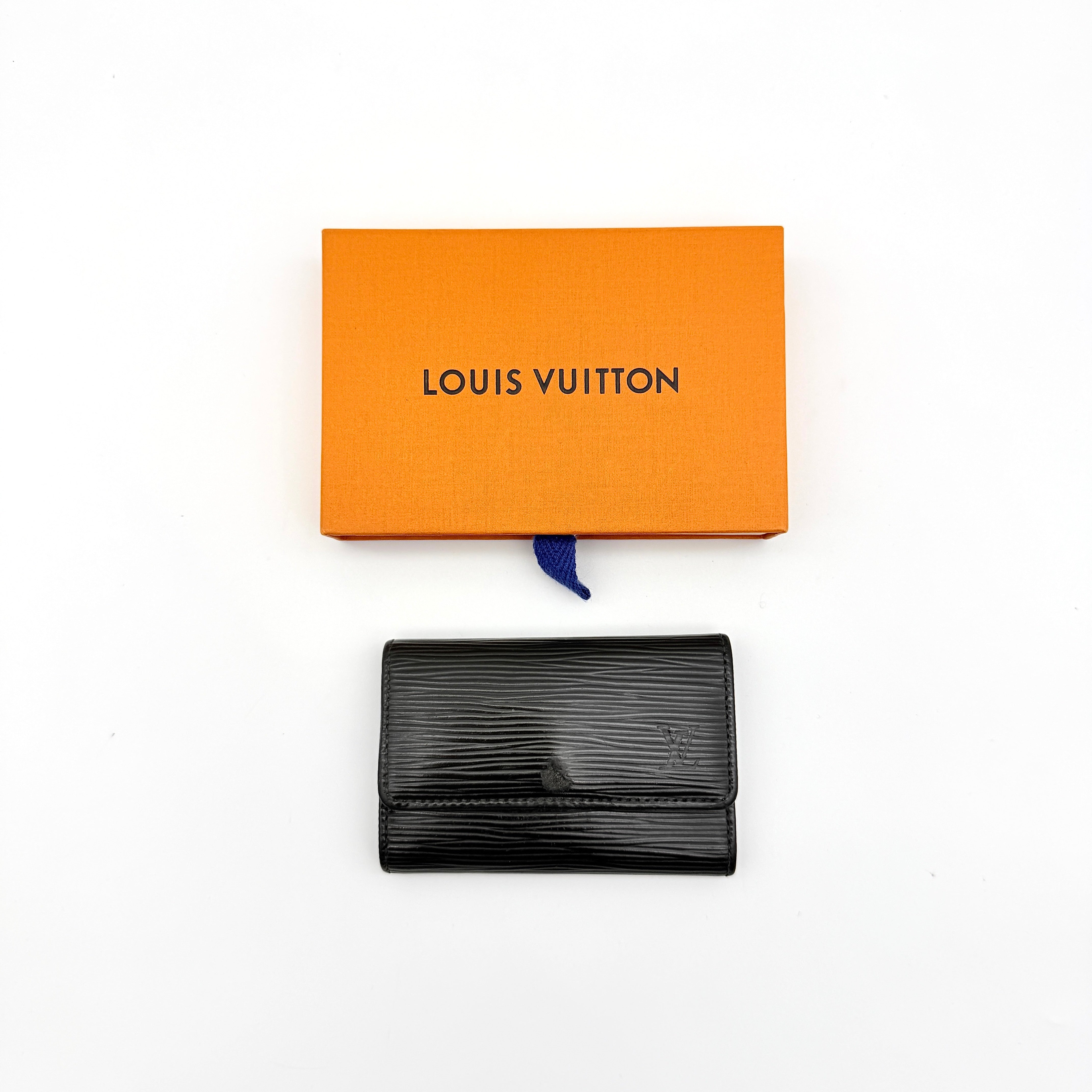Louis Vuitton Epi Leather Key Holder Black