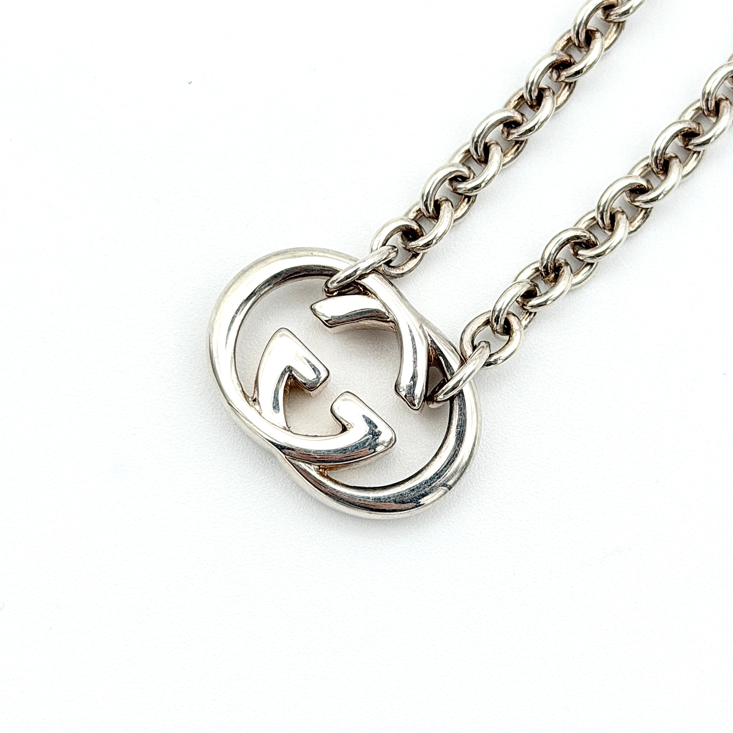 Gucci GG Interlocking G Necklace Silver