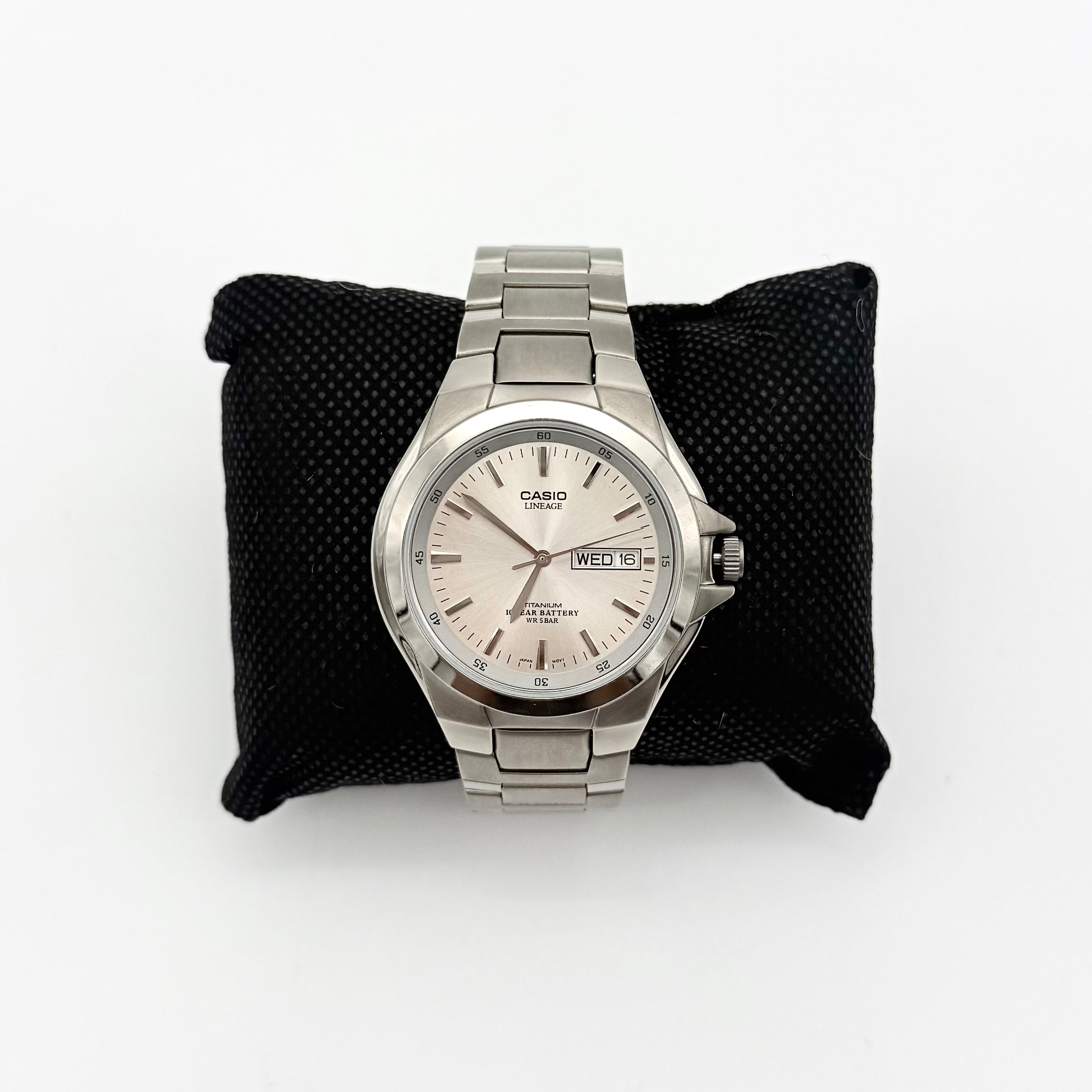 Casio Lineage Titanium LIN-171J Watch Silver