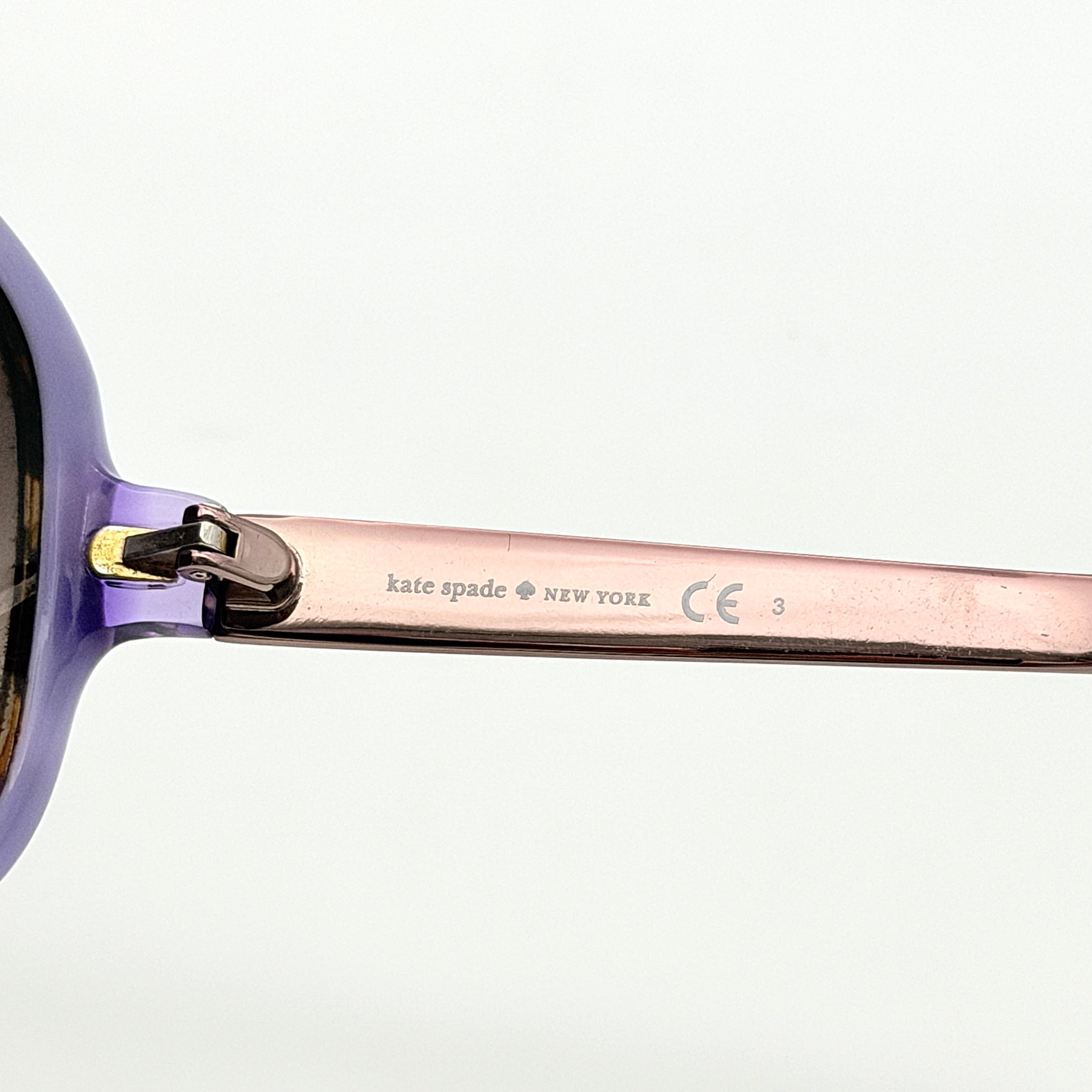 Kate Spade GENEVA/F/S GMTK8 Tortoise Shell Sunglasses Purple
