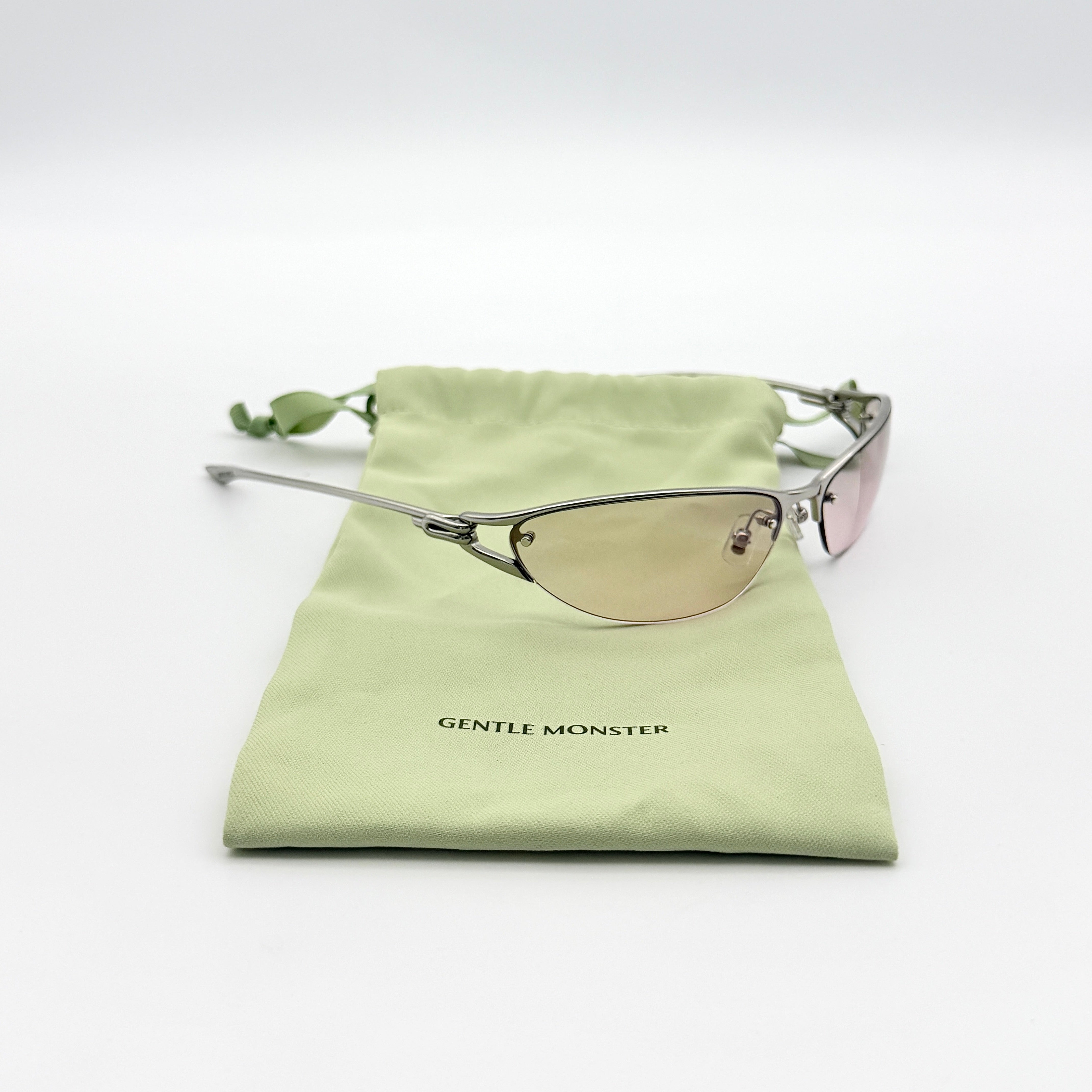 Gentle Monster Futura 02 Sunglasses Silver/Brown