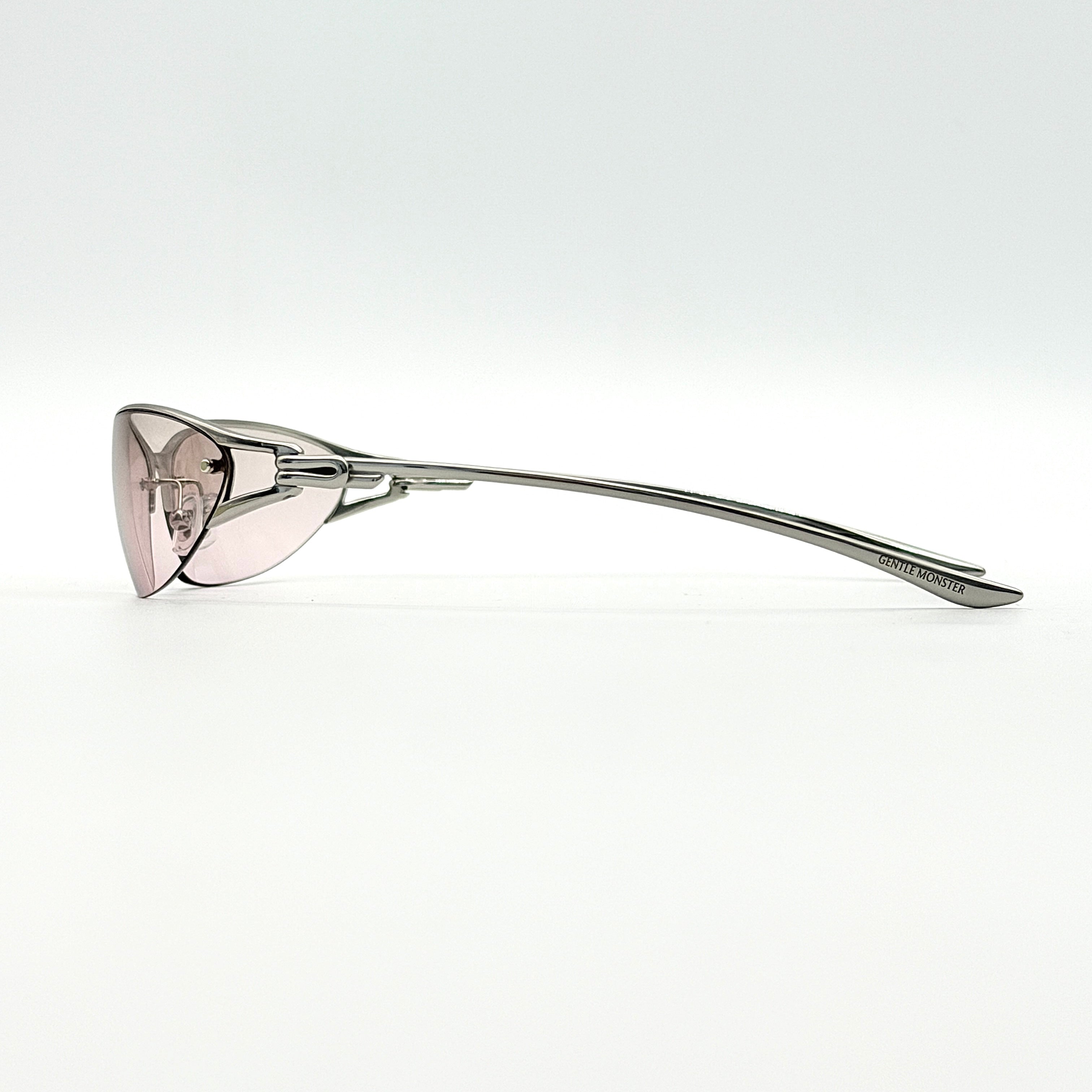 Gentle Monster Futura 02 Sunglasses Silver/Brown