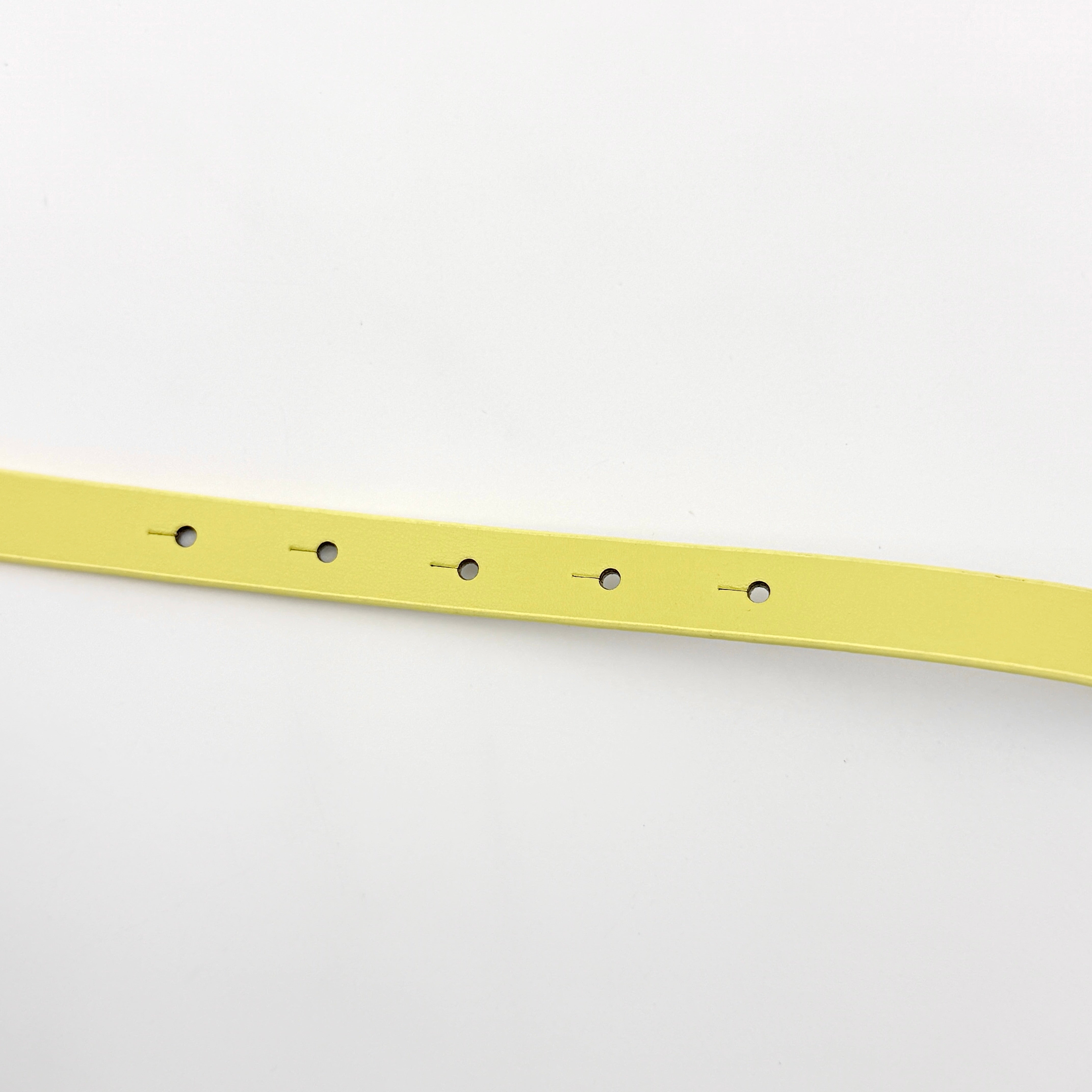 Diesel D-Logo B-1DR 15 Double Belt Yellow