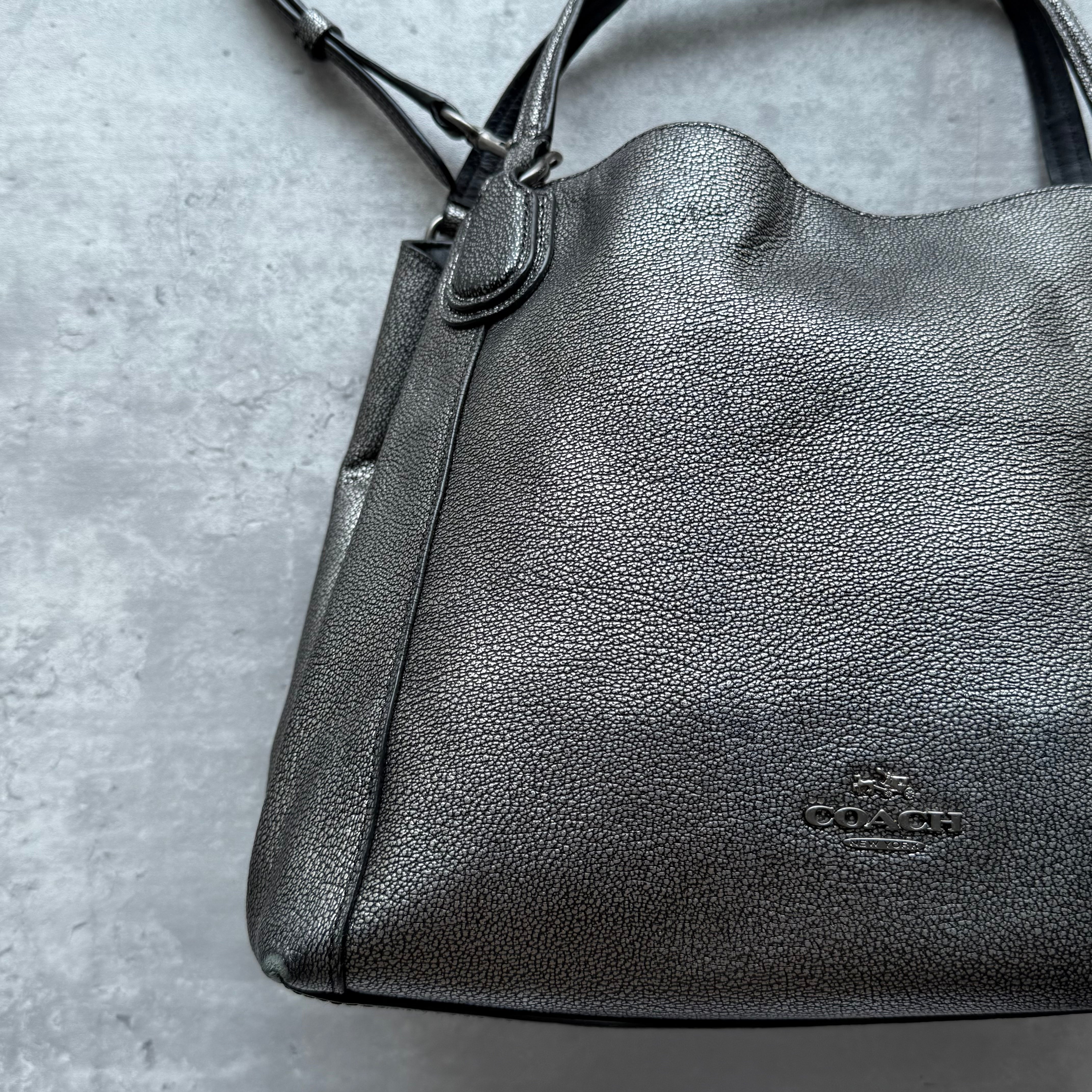 Coach 2Way Edie Shoulder Bag Black