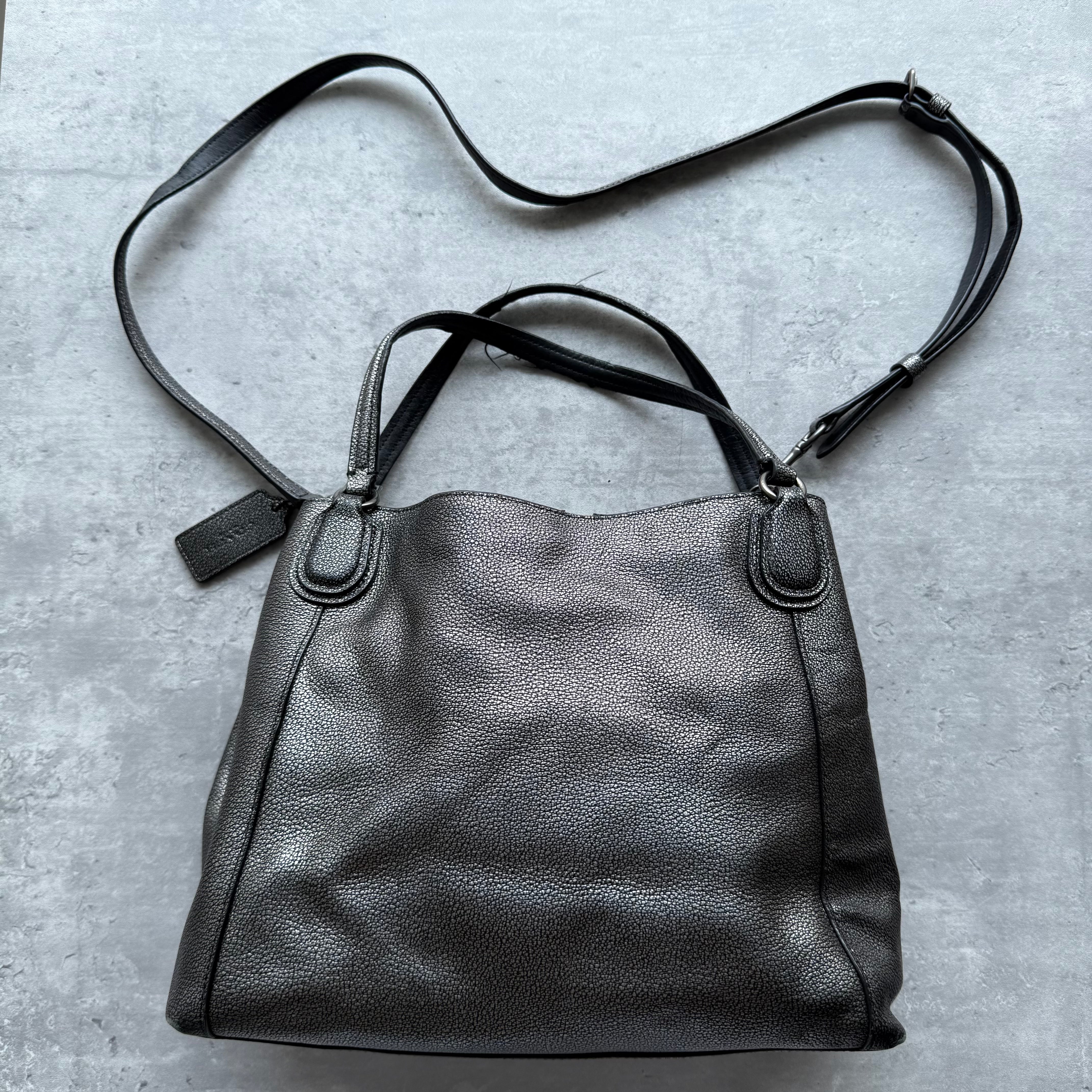 Coach 2Way Edie Shoulder Bag Black