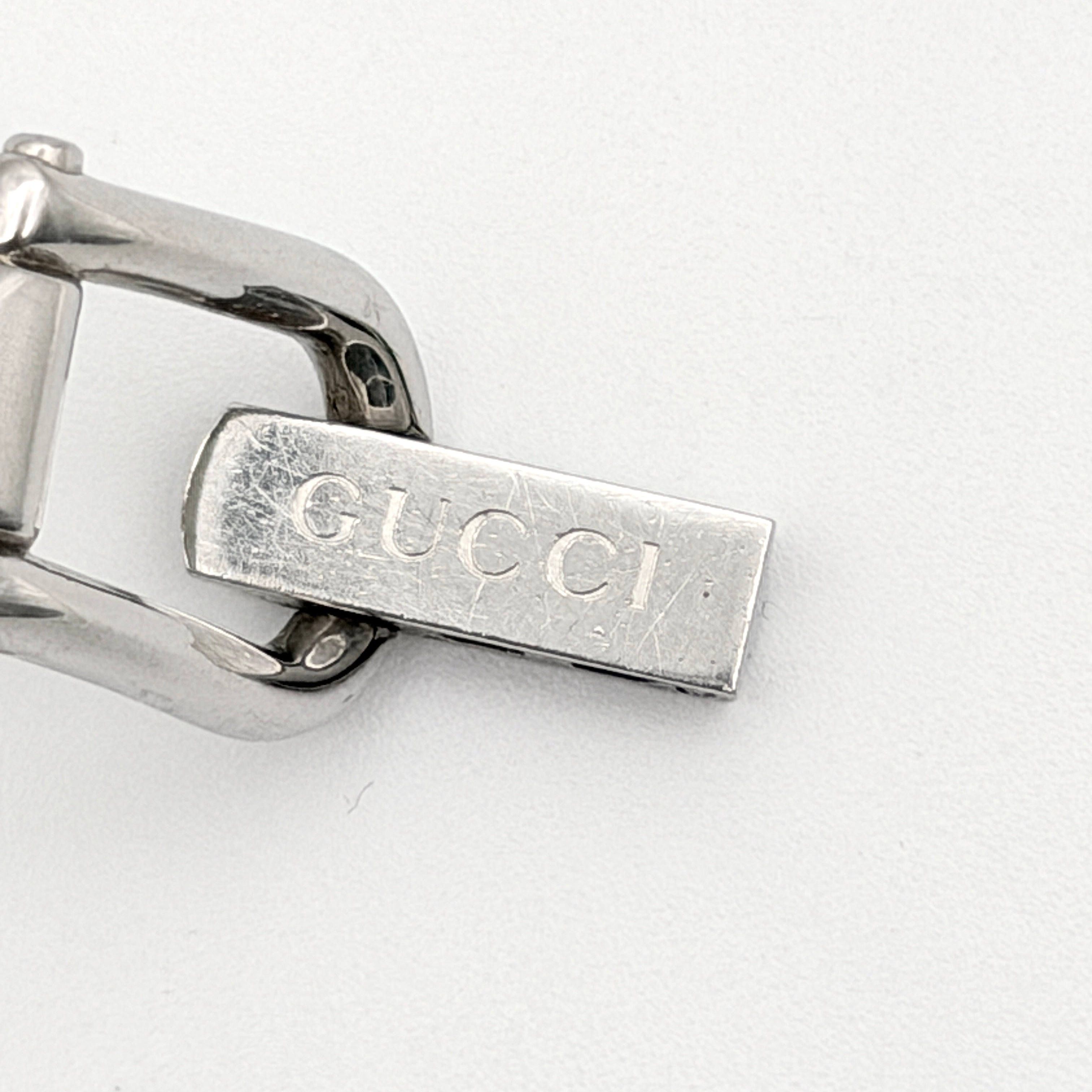 Gucci 1500L Black Dial Bangle Watch