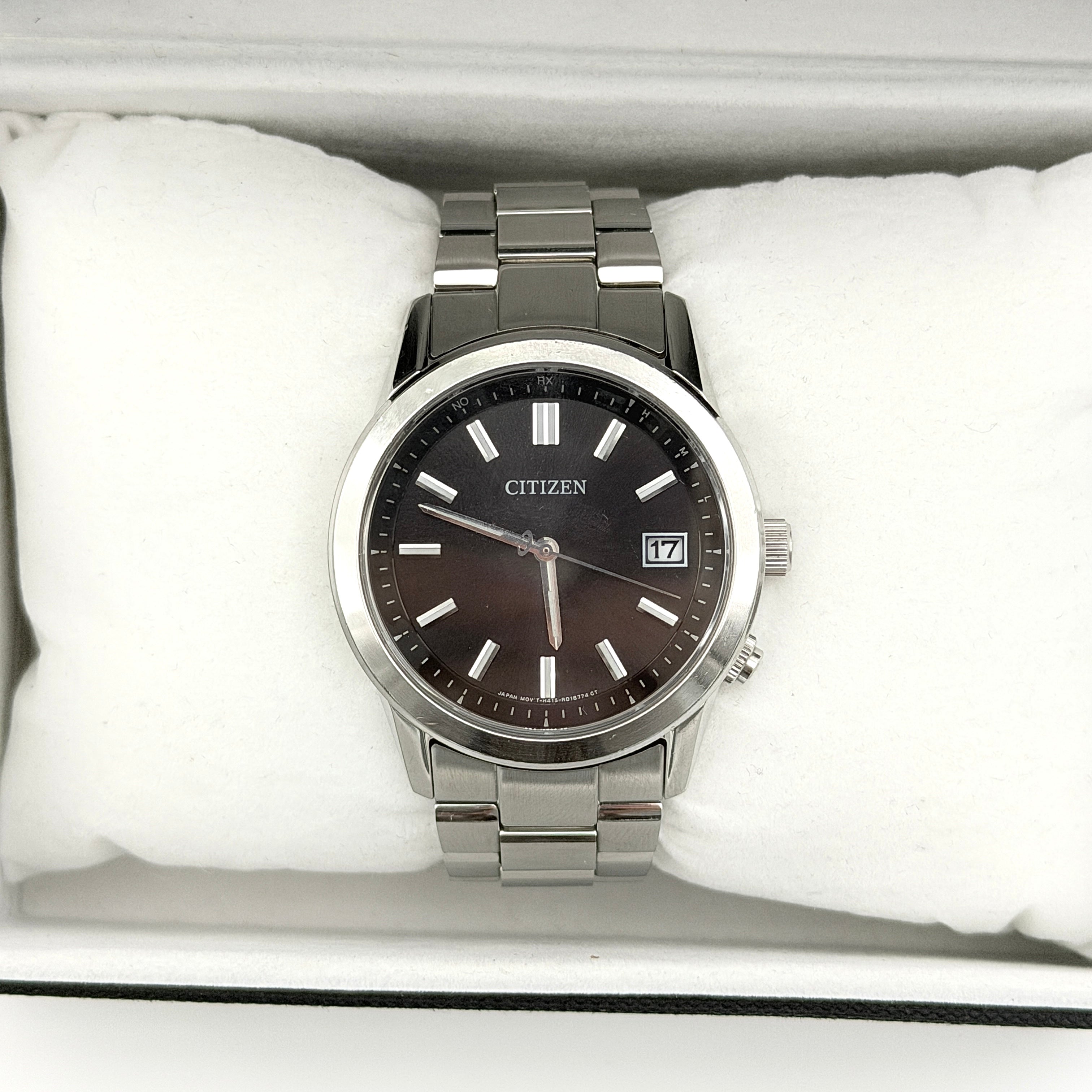 Citizen Collection Eco-Drive Radio-Controlled Black Dial Watch
