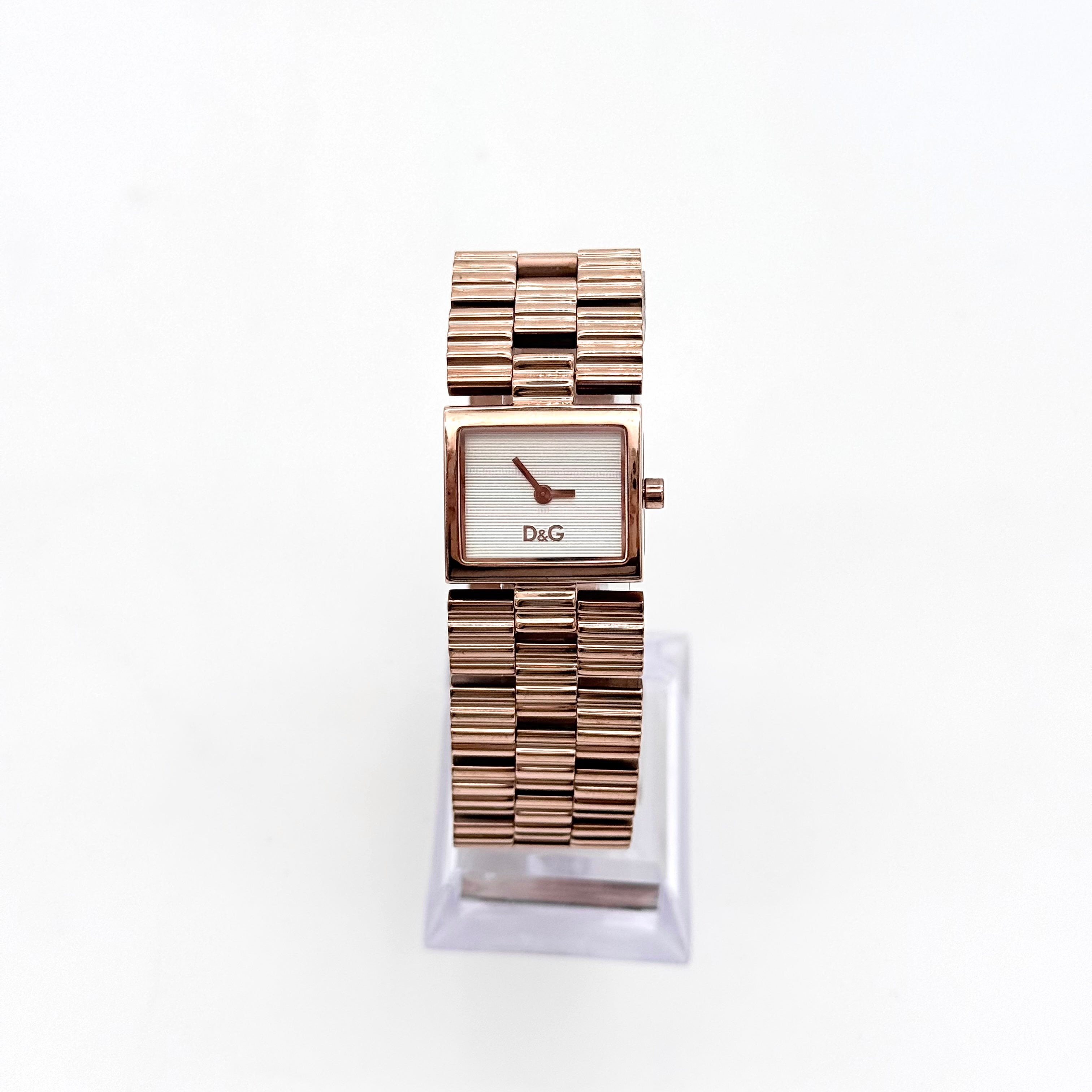 Dolce & Gabbana Check DW0341 Watch Rose Gold